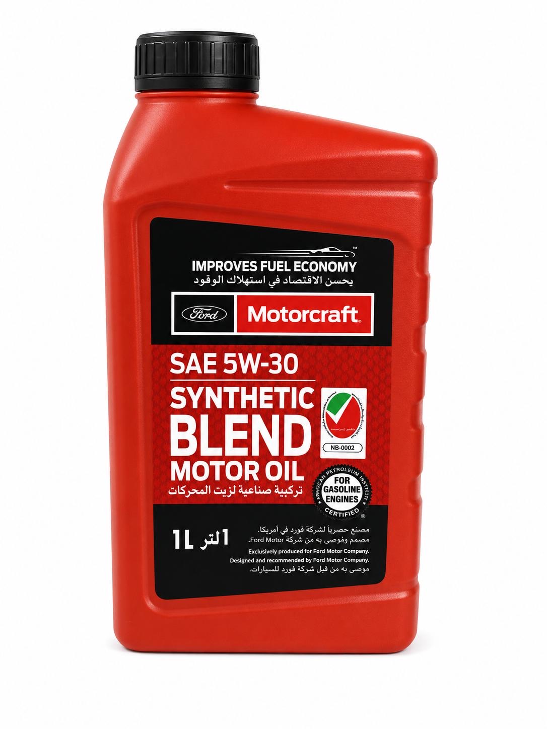 Motorcraft SAE 5W-30 Synthetic Blend Motor Oil