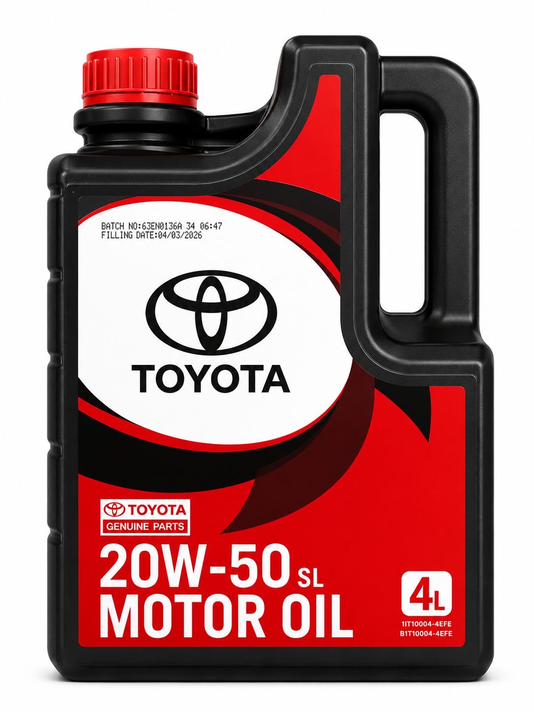 Toyota 20W-50 SL Motor Oil 4L