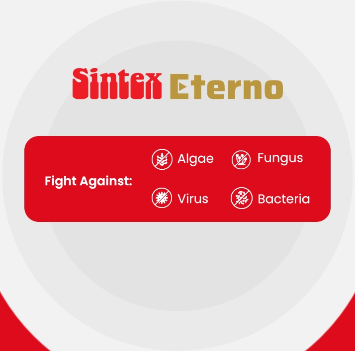 Sintex Eterno Multi-Layer Overhead Water Tank with Active Silver Technology