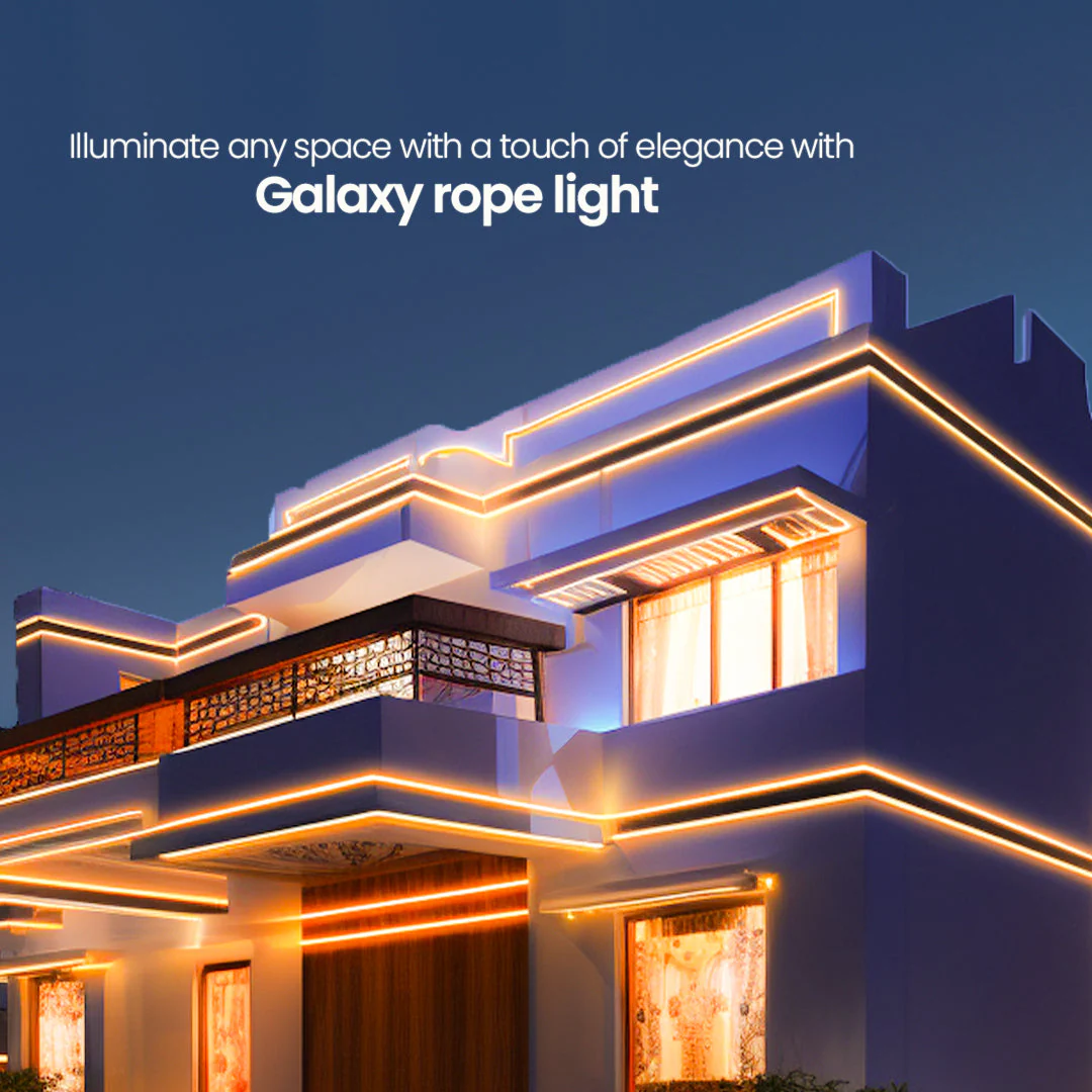 Philips Galaxy LED Rope Light – 65W Flexible Decorative Lighting  50m