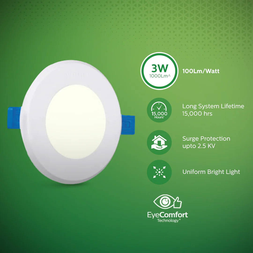 Philips Prime Neo Recessed LED Downlight – Premium Ceiling Lighting Solution 10W