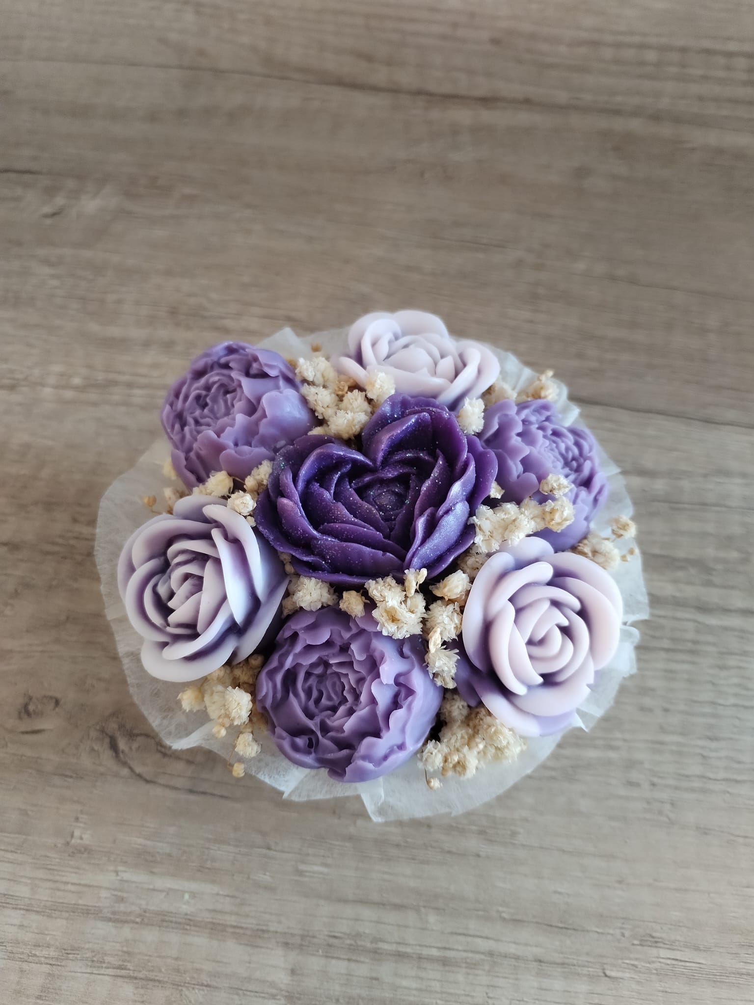 Bouquet violet - Taille M