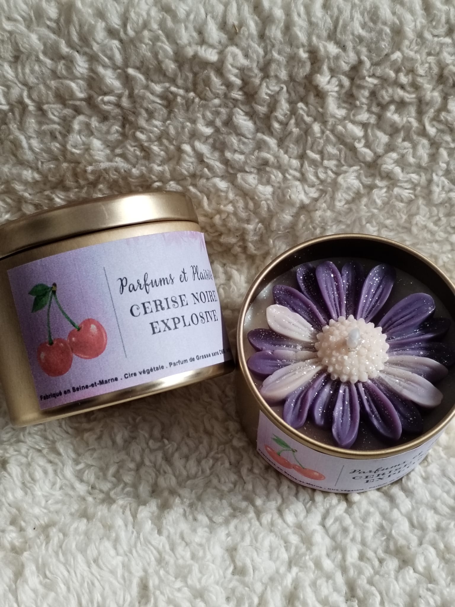 Bougie - Cerise noire explosive