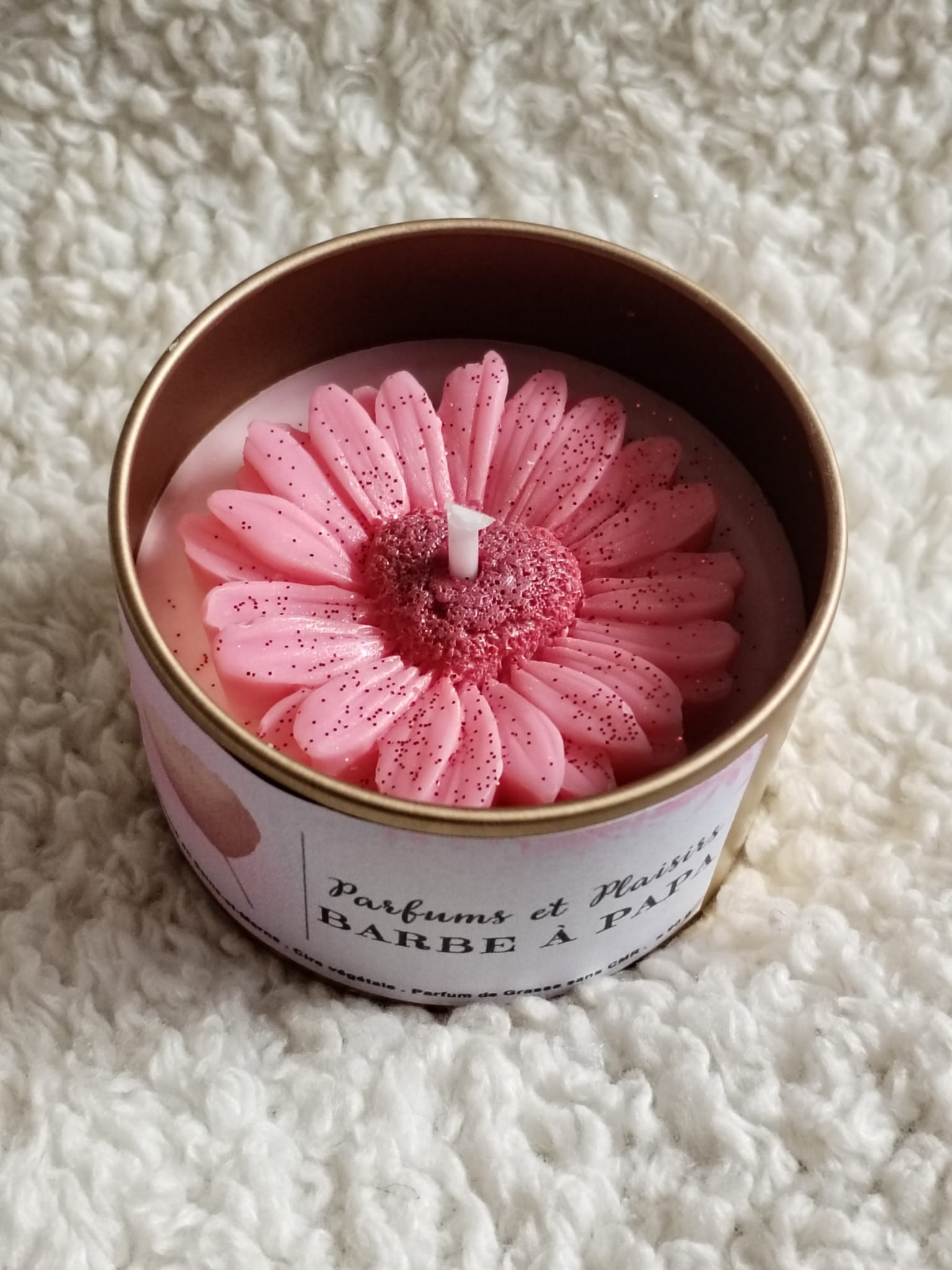 Bougie - Barbe à papa