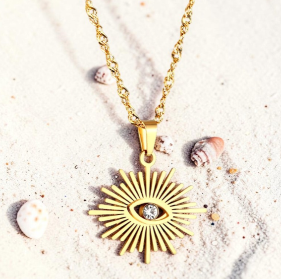 Collier Soleil Doré