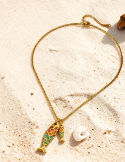 Collier Poisson Multicolore