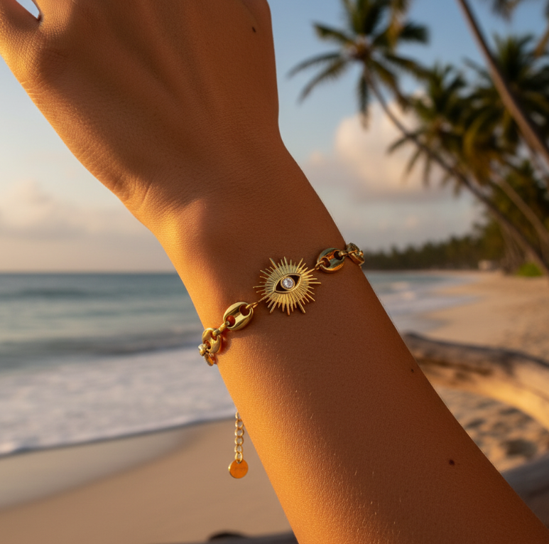 Bracelet Soleil Doré