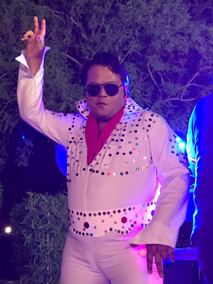 Elvis Presley White Jumpsuit Costume