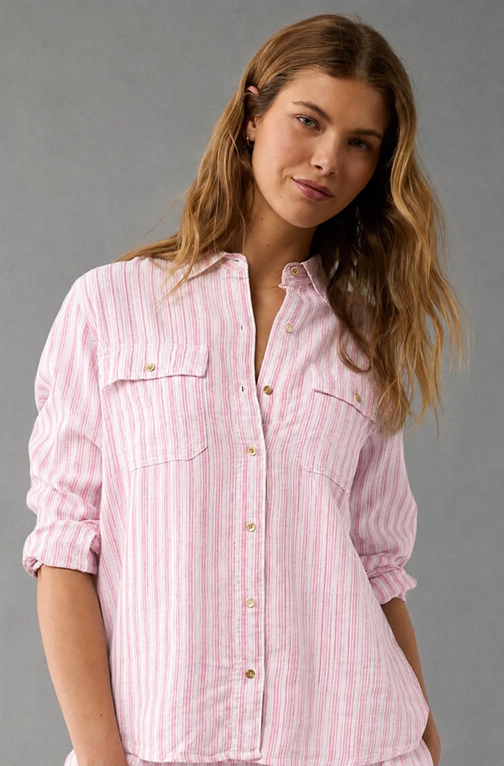 Linen Cotton Casual Shirt