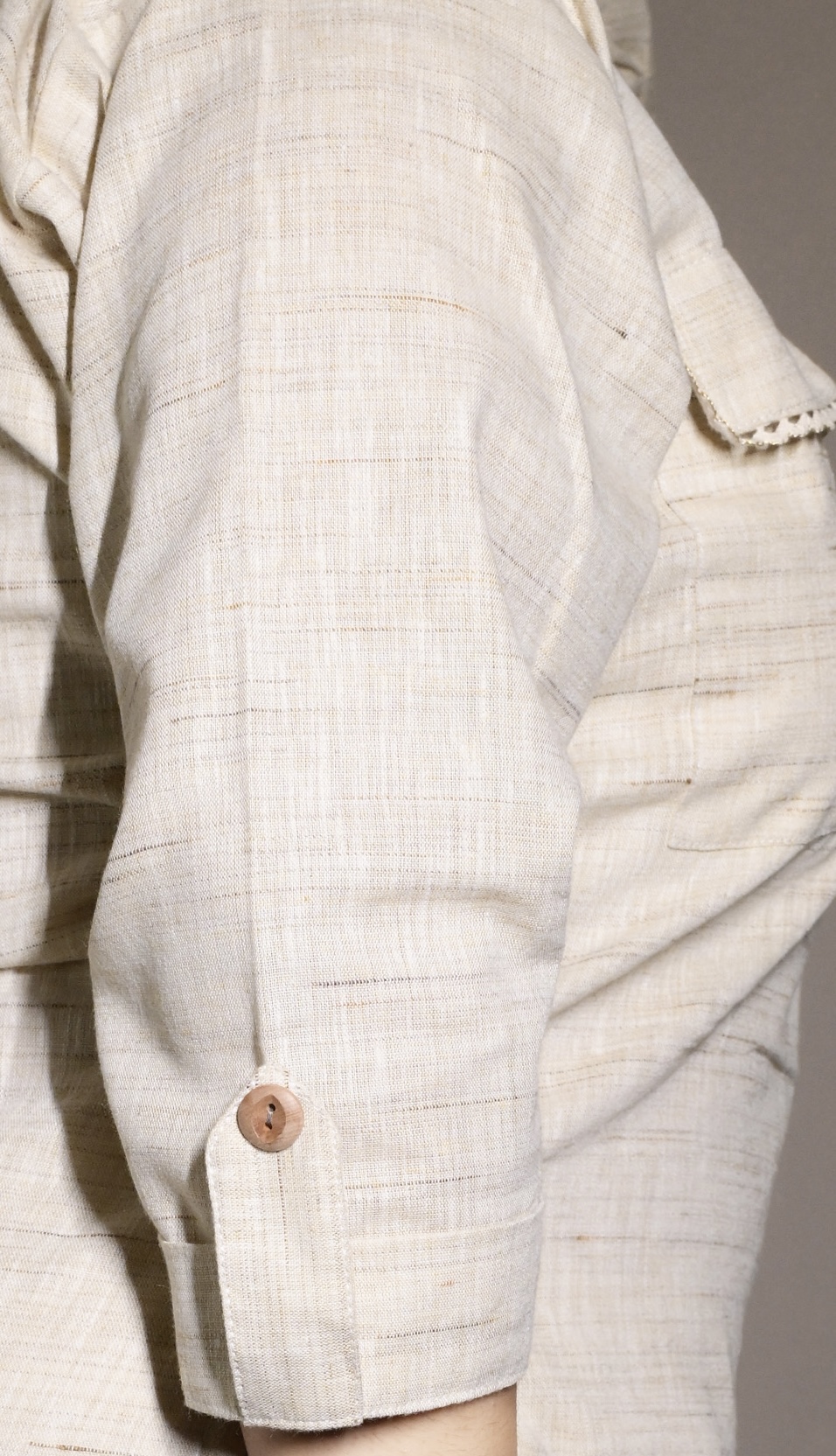  Linen Khadi silk Co-ord Set