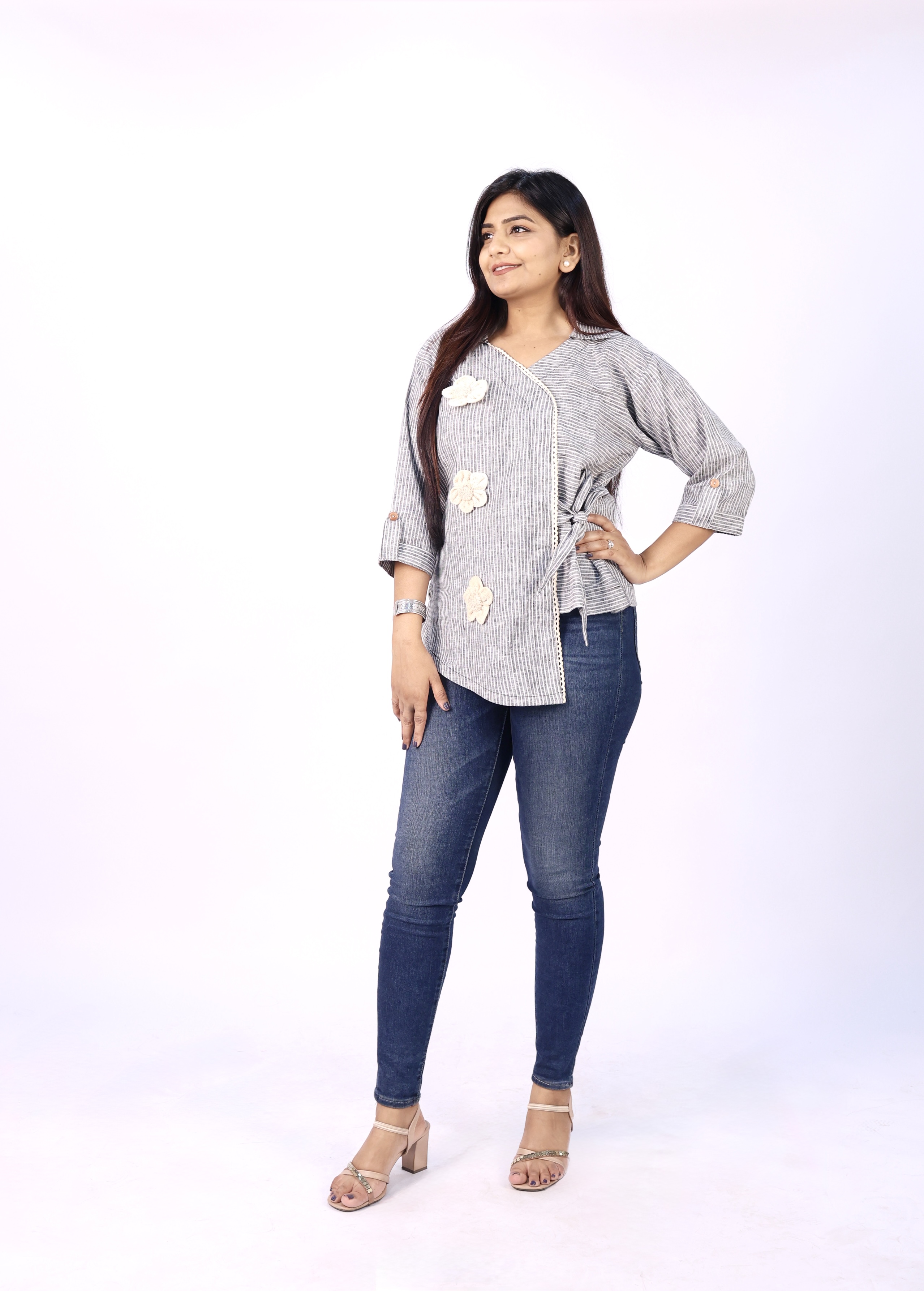 Striped Linen Cotton Shirt