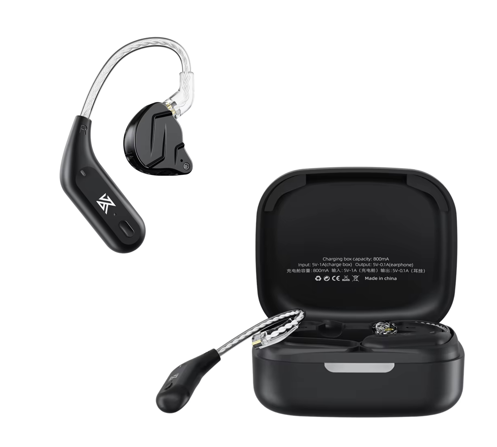 Bateria para Fone de Ouvido KZ conexão Bluetooth sem fio