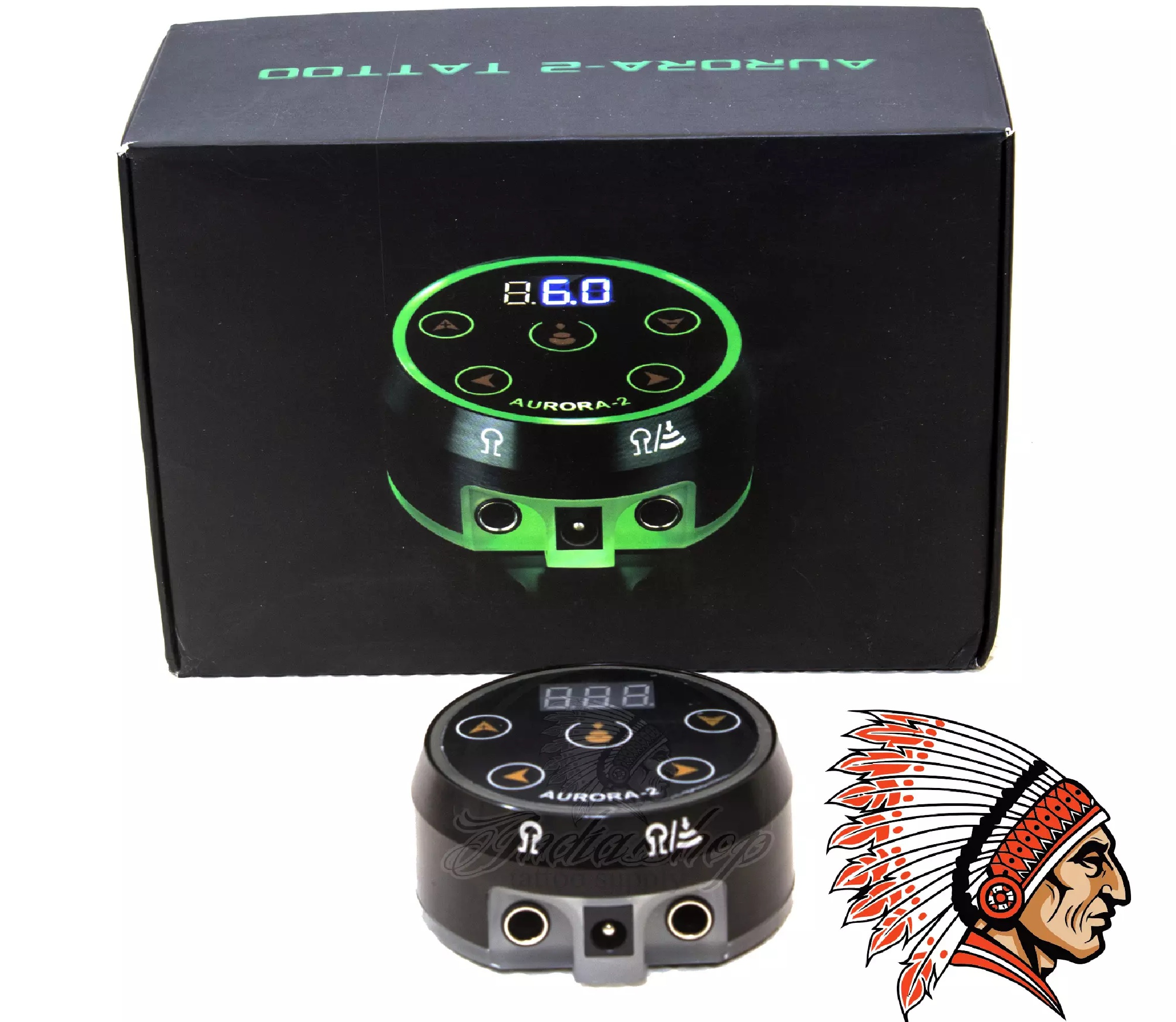 Fonte Digital Aurora-2 Tatuagem para 2 Máquinas 2,5A