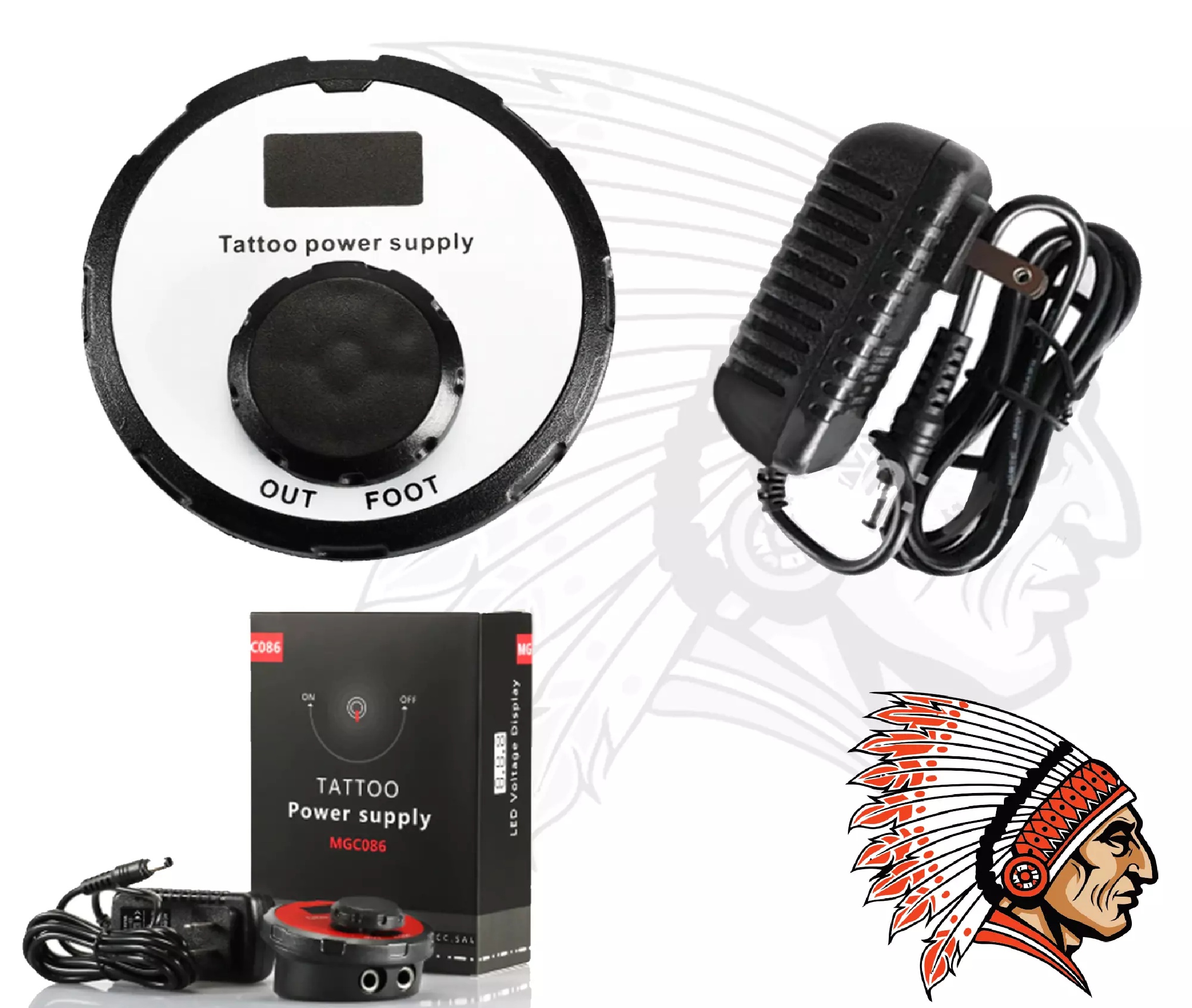 Fonte para Tatuagem Profissional Magic Oval Pedal Integente