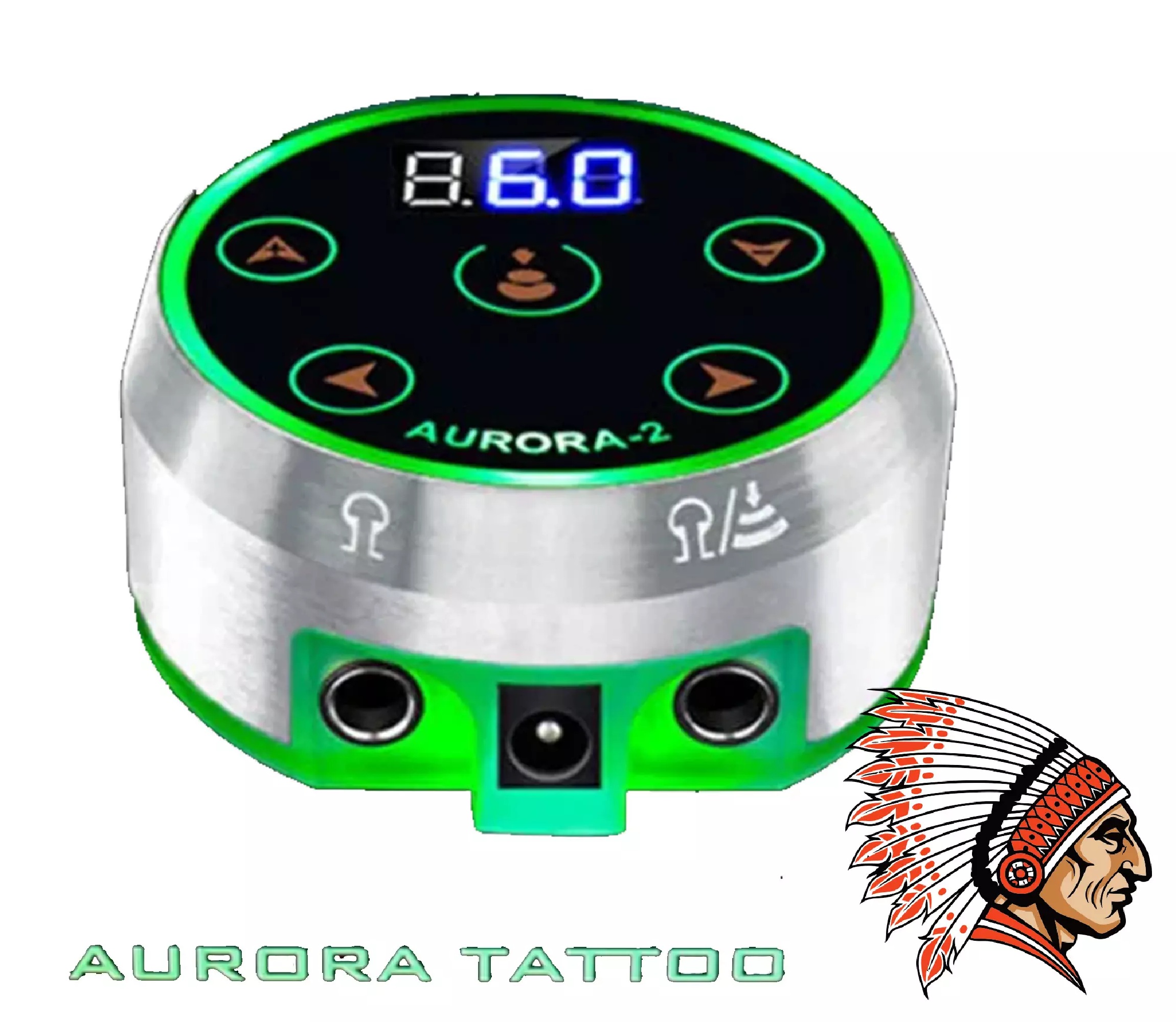 Fonte Digital Aurora-2 Tatuagem para 2 Máquinas 2,5A