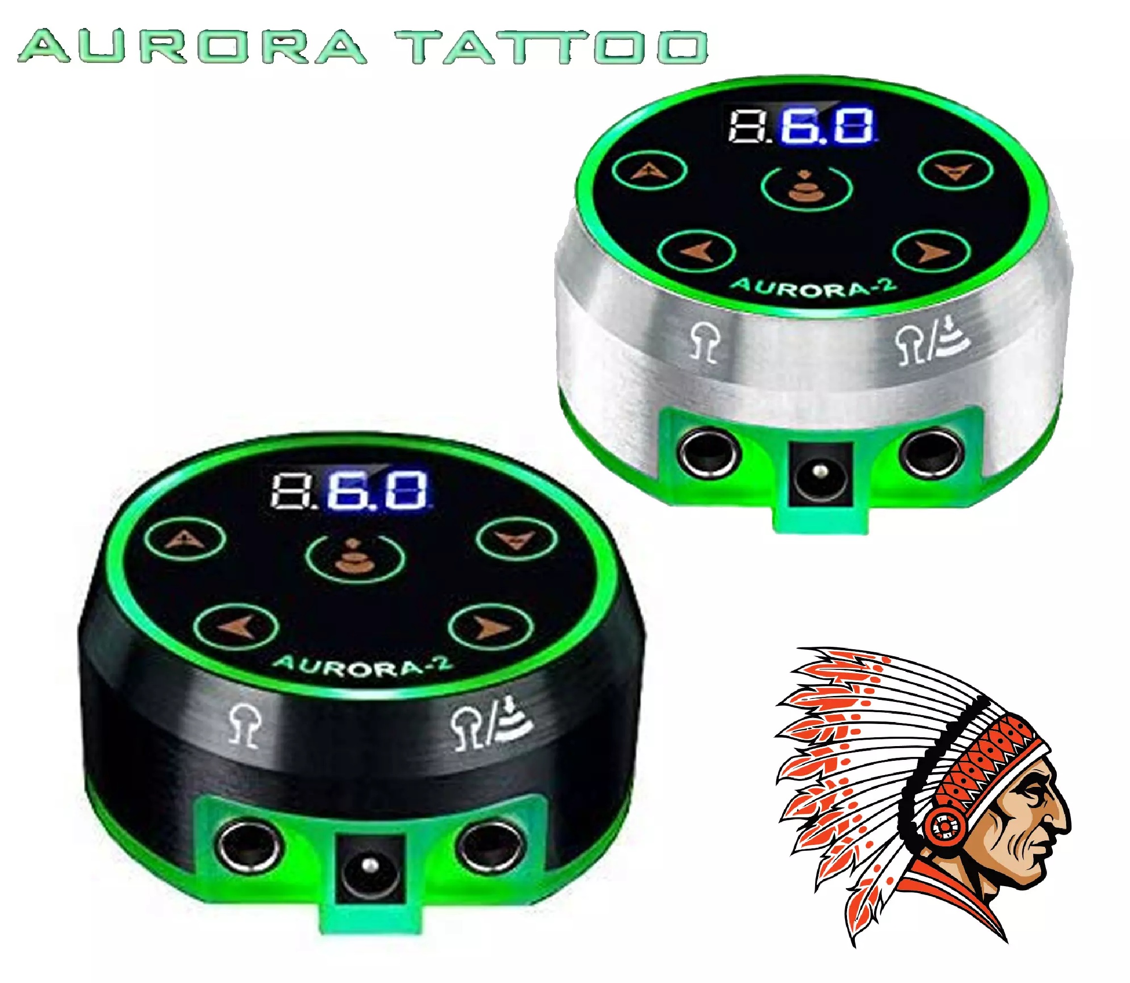 Fonte Digital Aurora-2 Tatuagem para 2 Máquinas 2,5A