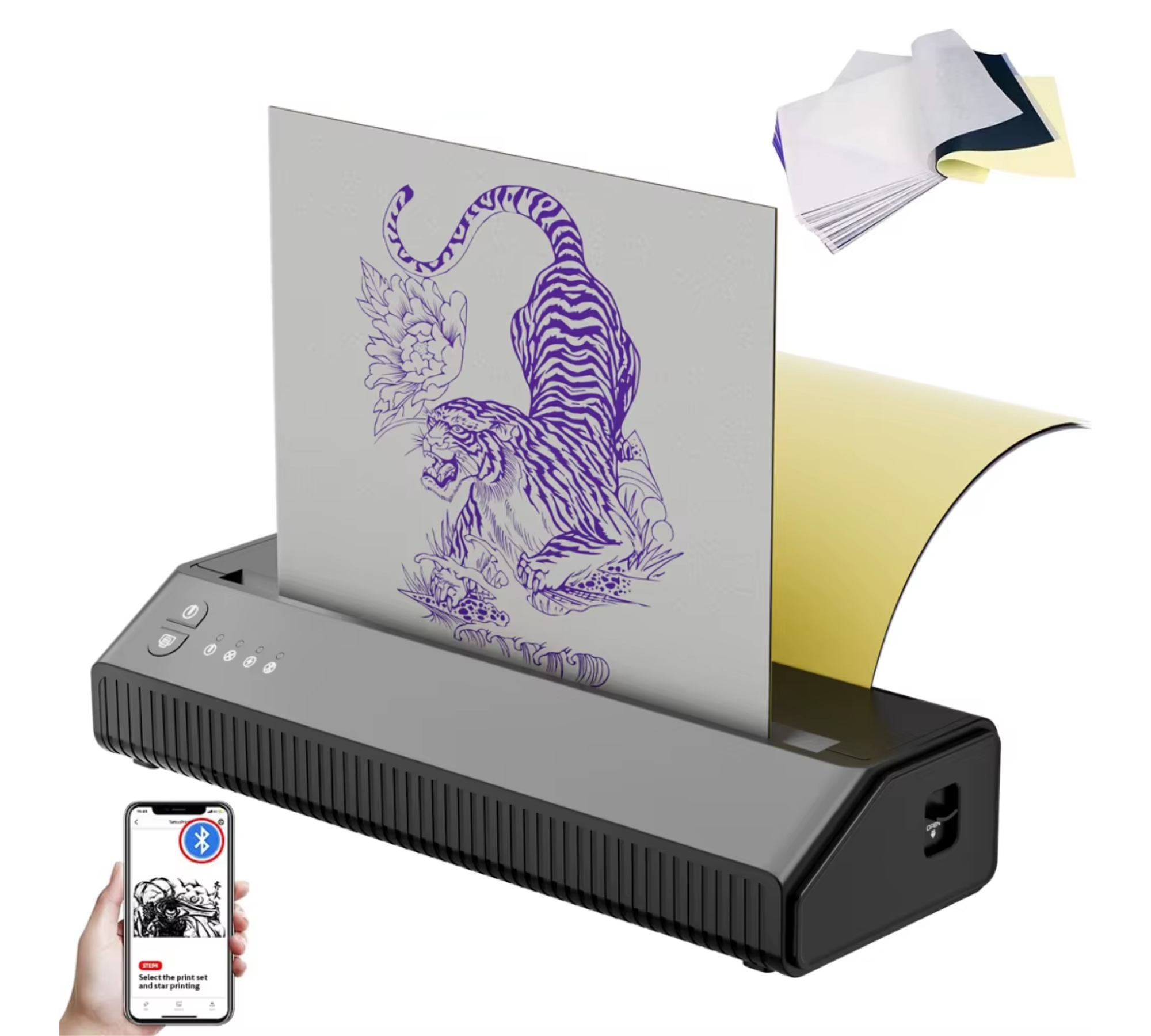 Impressora Termica A4 Dragon Stencil para Tatuagem