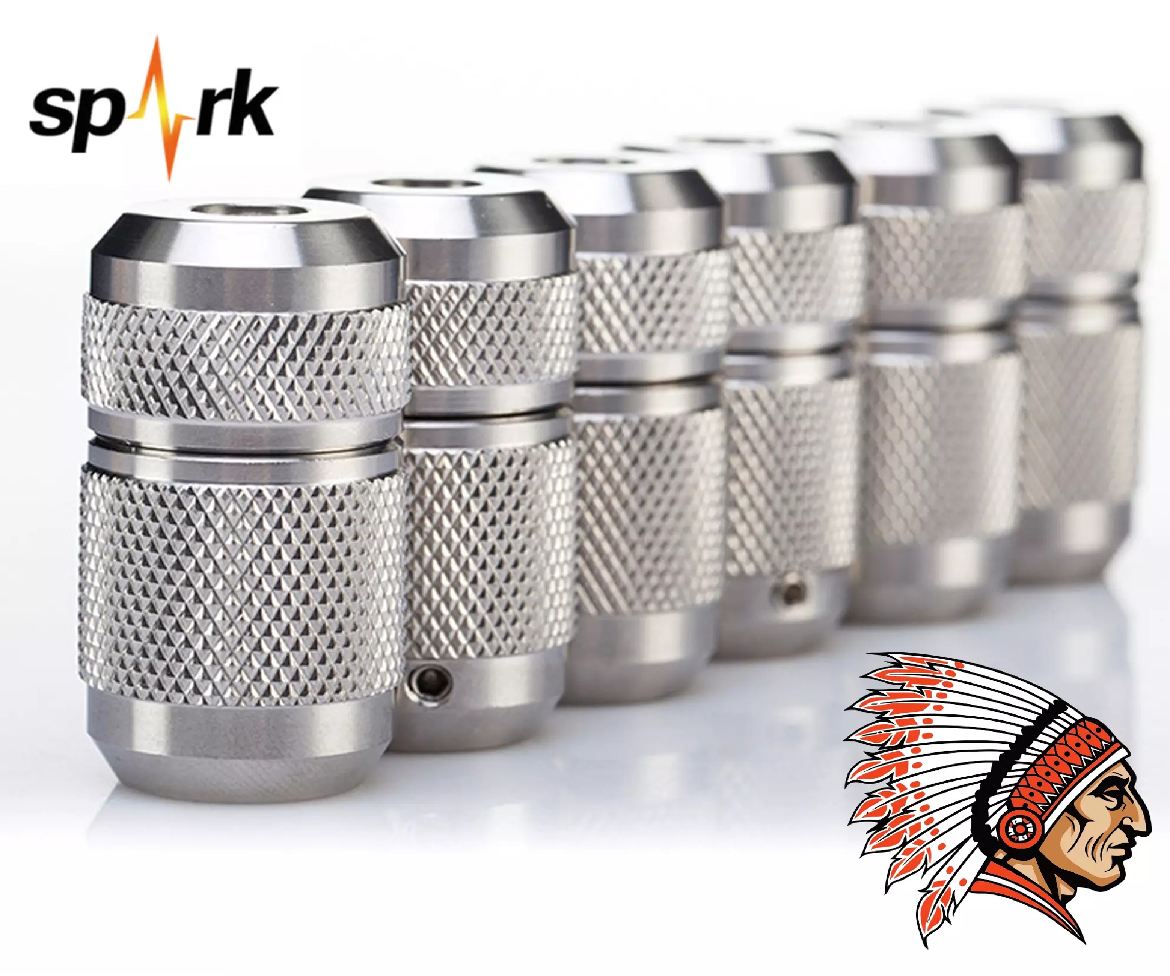 Grip Tatuagem Trava Fácil Biqueira para Agulhas Tattoo Esterilizável Rosca Aço Inox