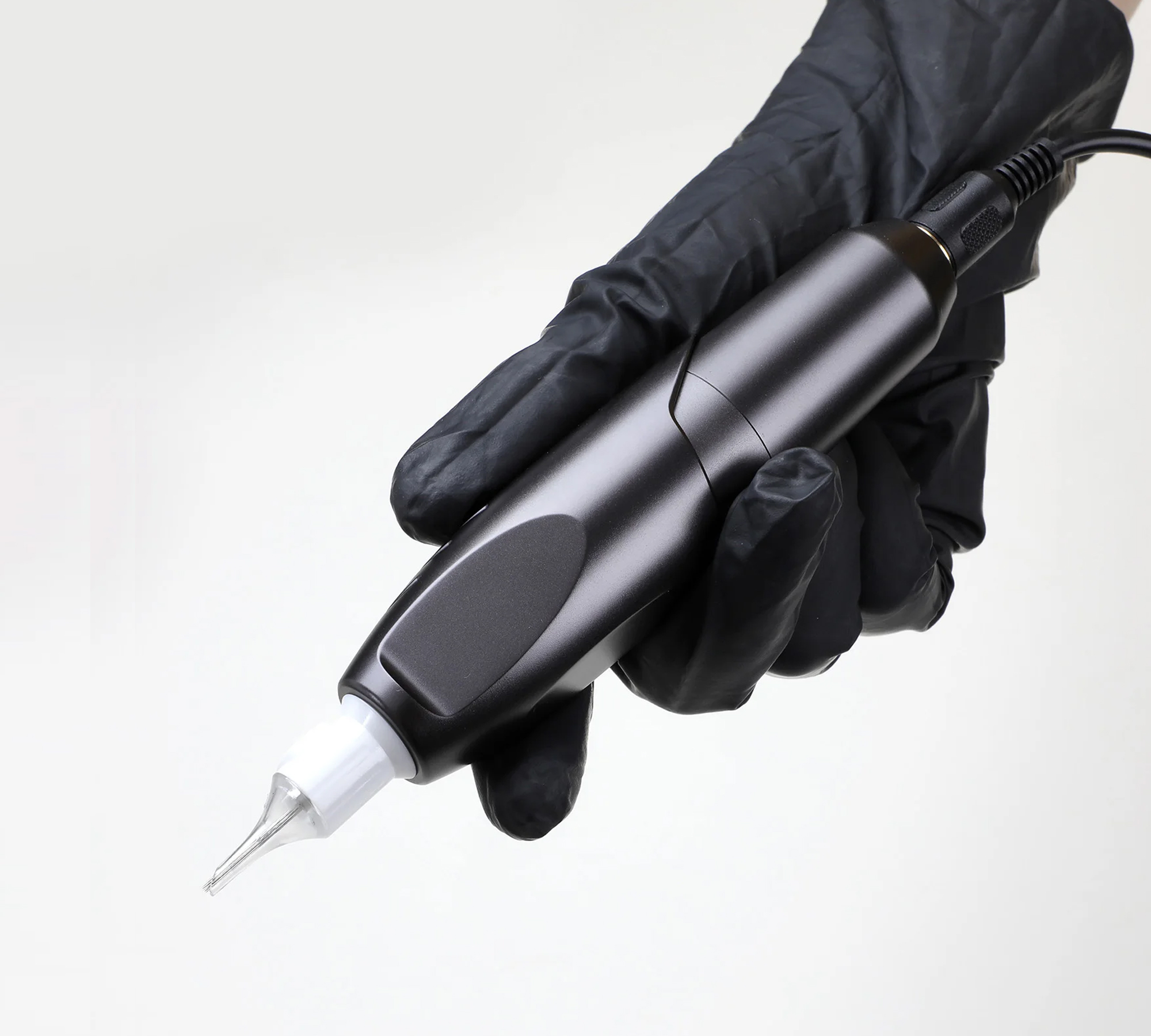 Maquina Pen Stigma Still RCA Grip Regulável Tattoo Cartucho Universal