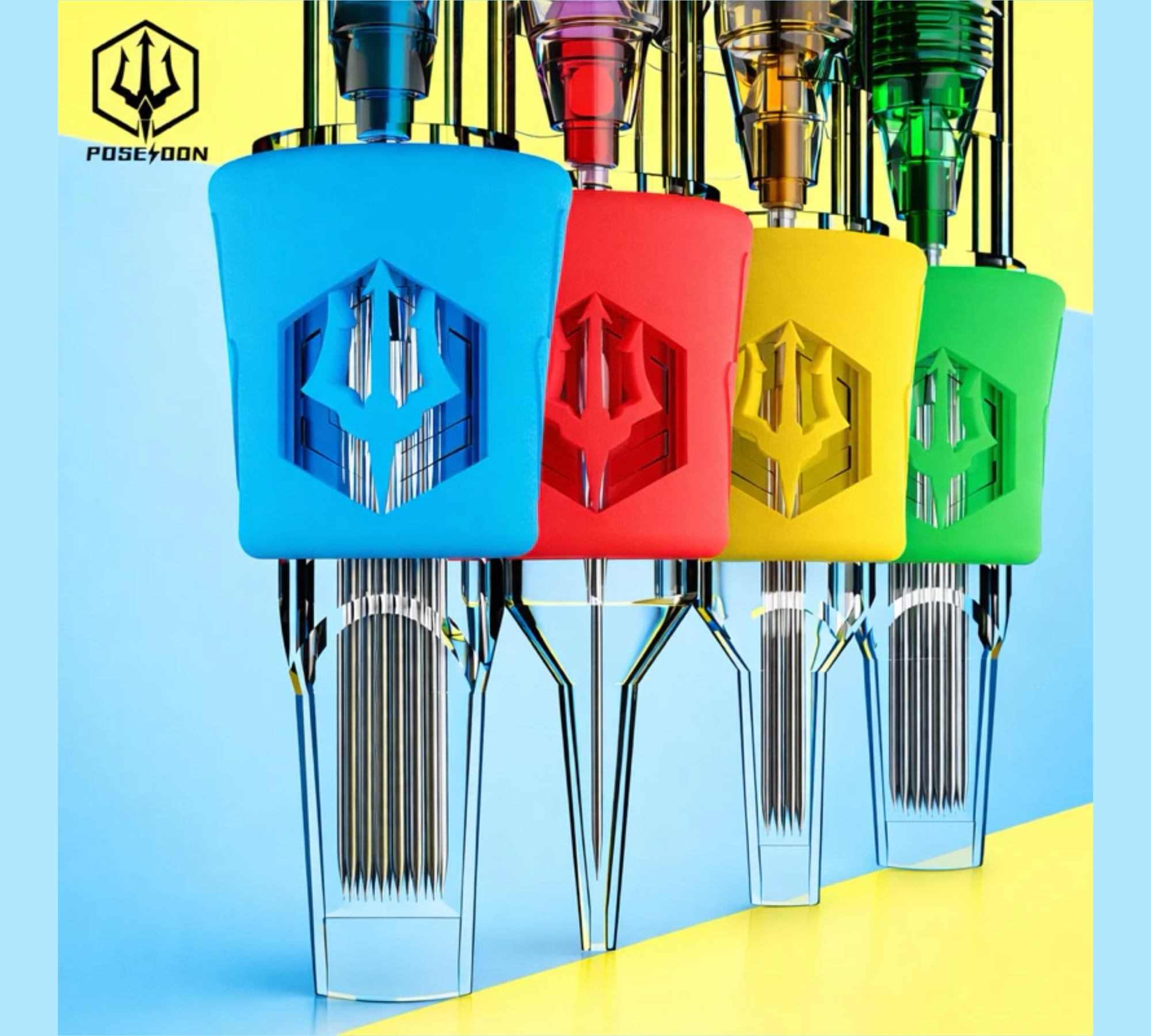 Cartuchos para Tatuagem - Caixa c/ 10 Unidades Poseidon Aston