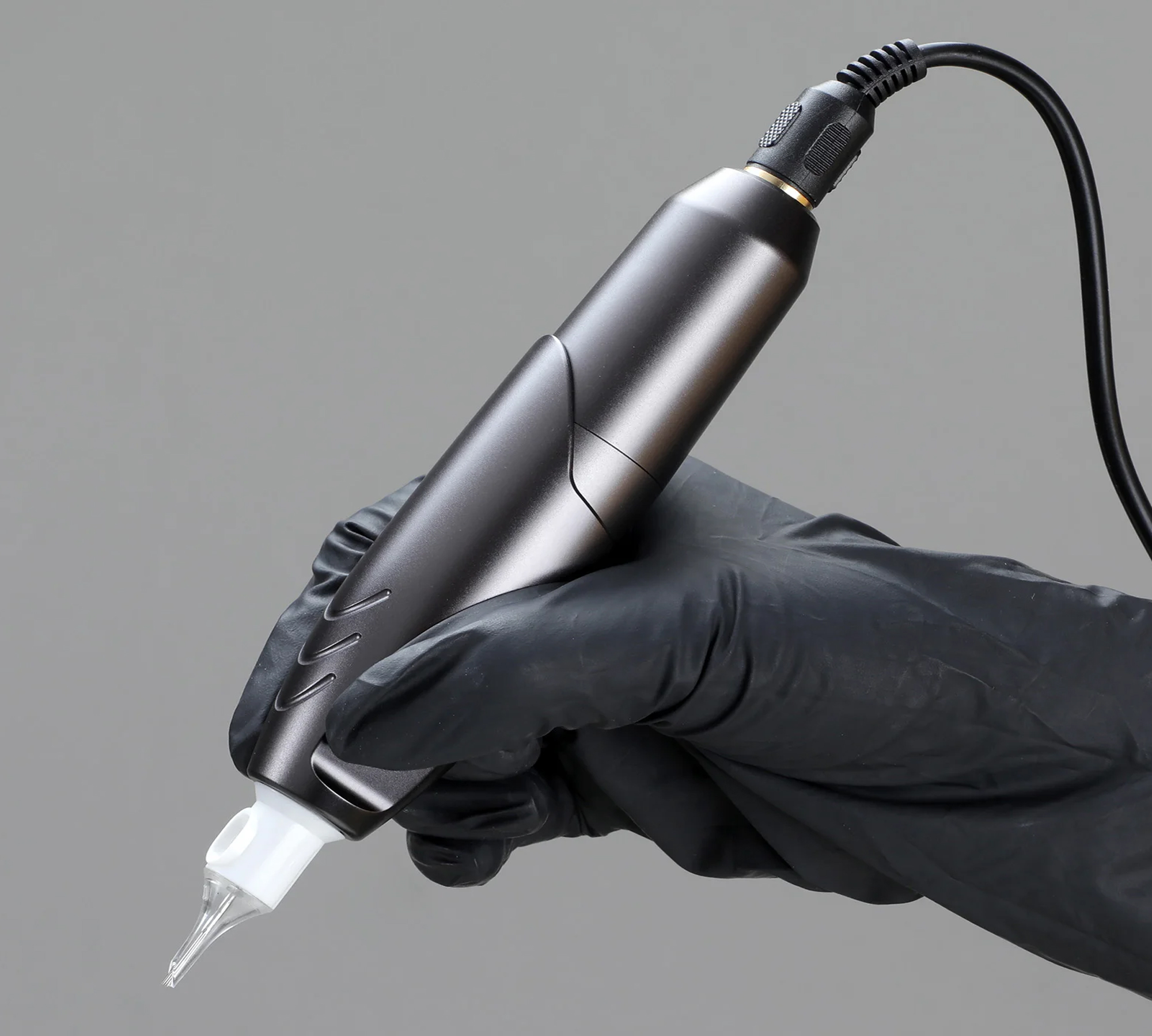 Maquina Pen Stigma Still RCA Grip Regulável Tattoo Cartucho Universal