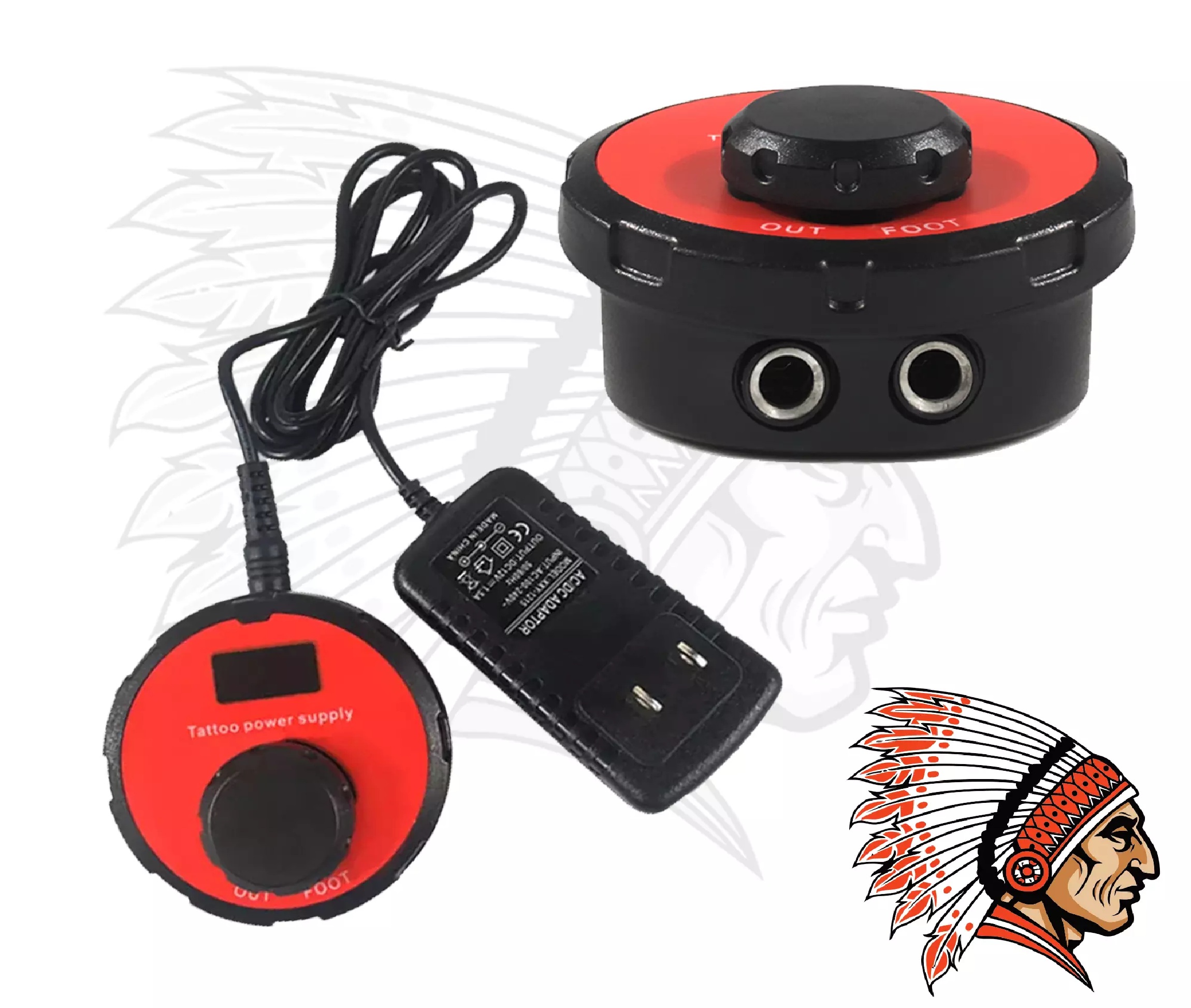 Fonte para Tatuagem Profissional Magic Oval Pedal Integente