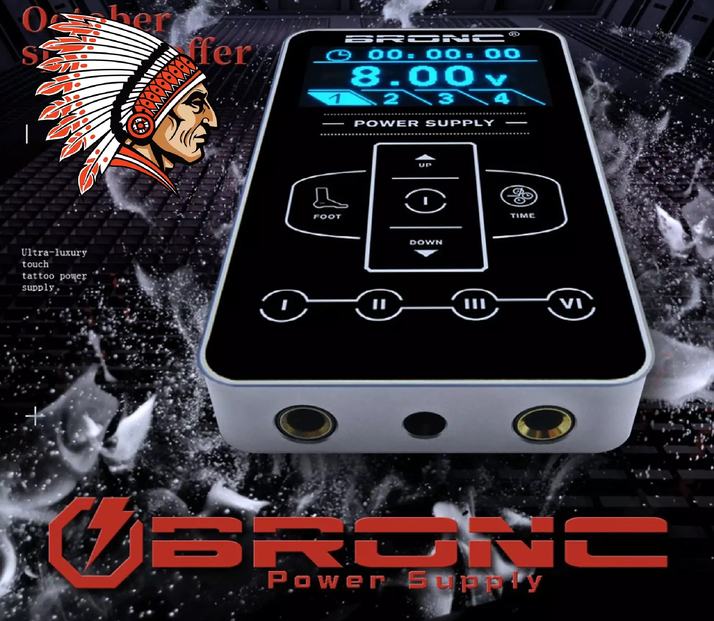 Fonte Tatuagem Digital Bronc Tpn-34 High Power 3A