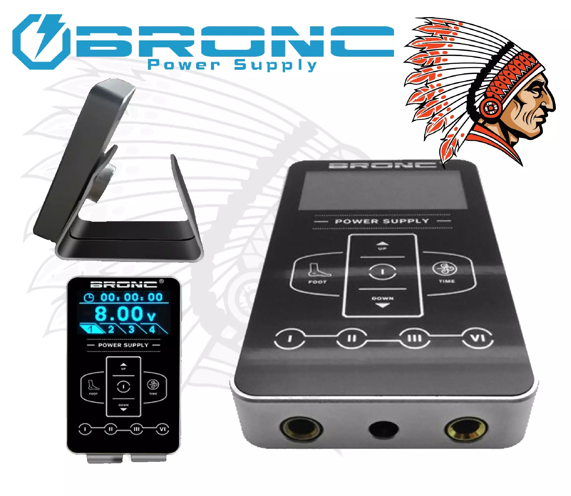 Fonte Tatuagem Digital Bronc Tpn-34 High Power 3A