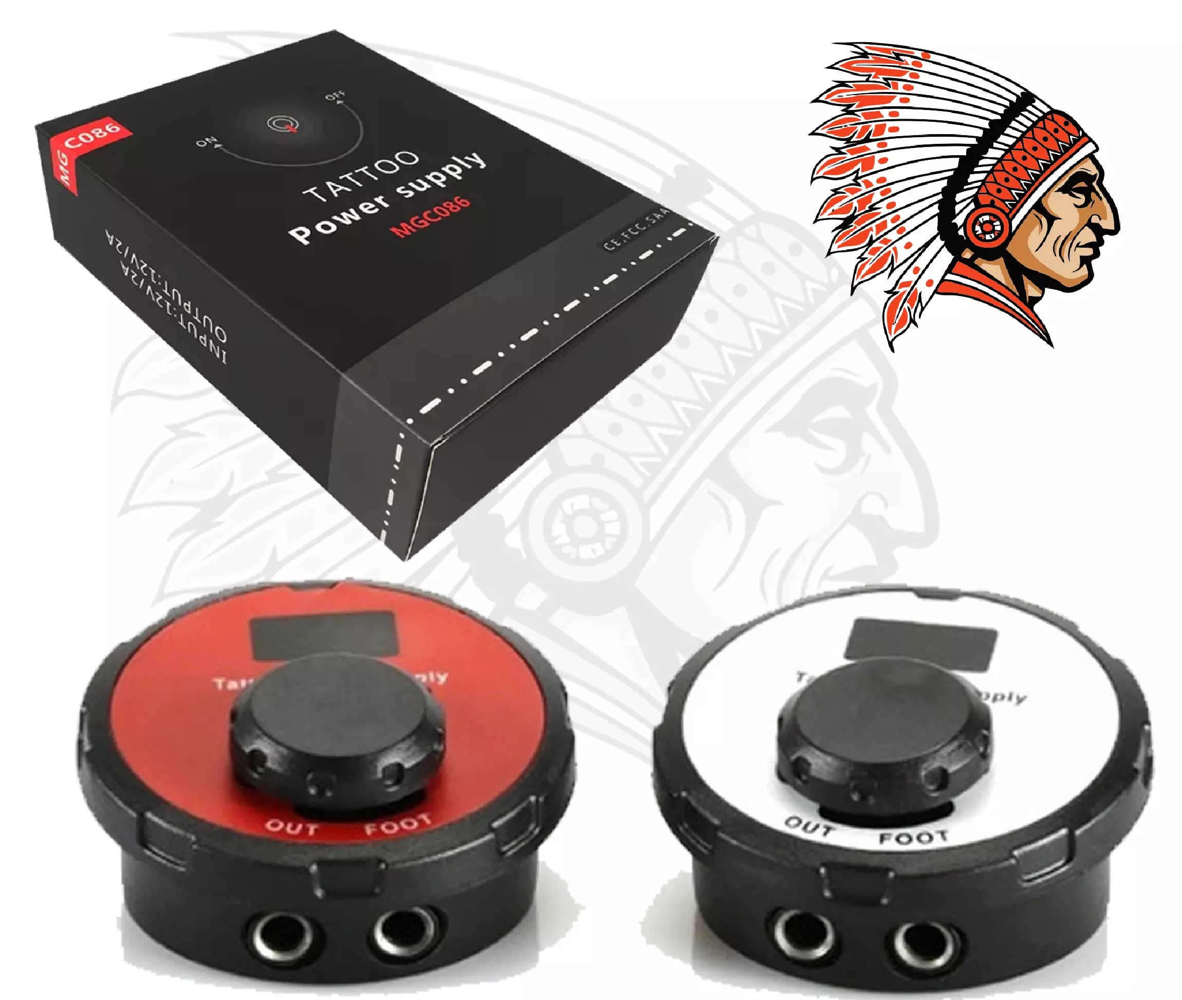 Fonte para Tatuagem Profissional Magic Oval Pedal Integente
