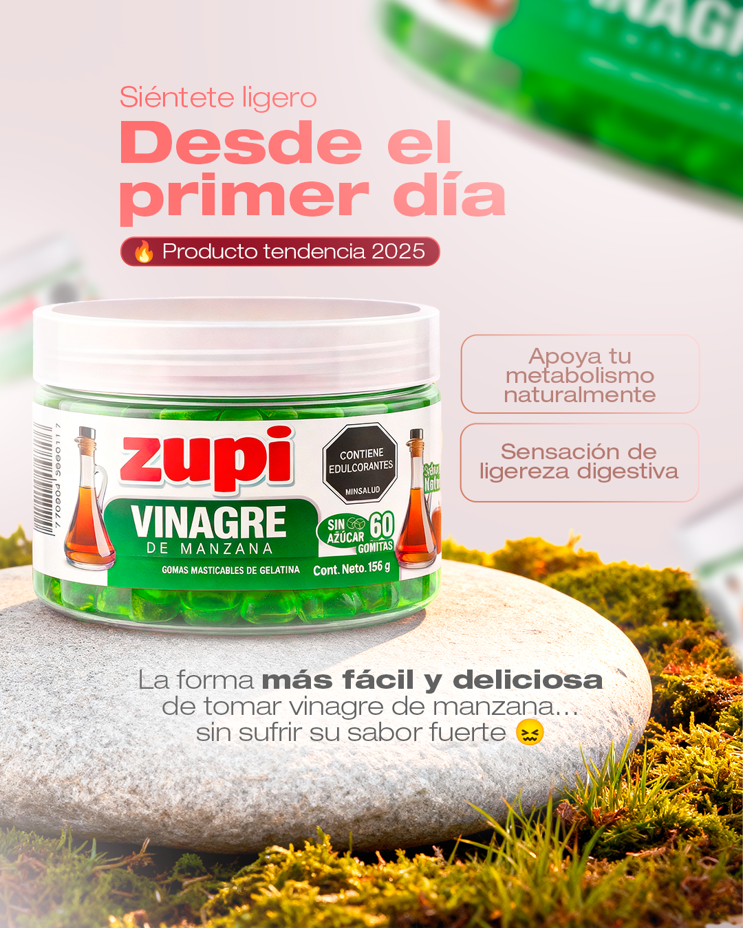 Gomas Vinagre Manzana Zupi