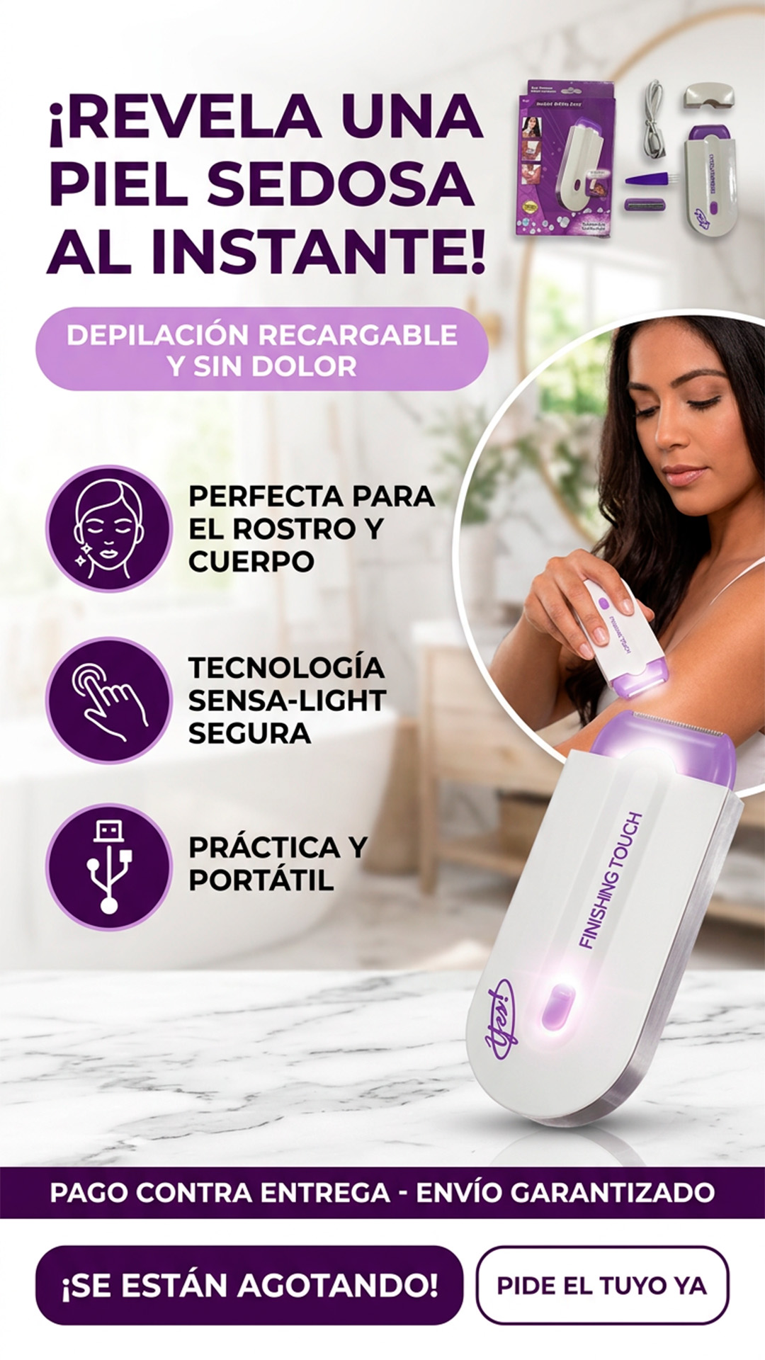 Depiladora Recargable