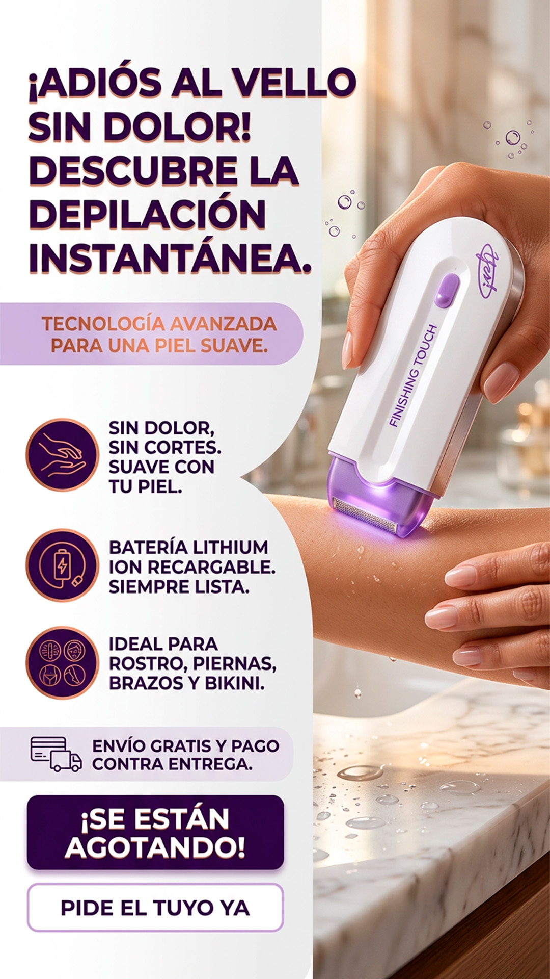 Depiladora Recargable