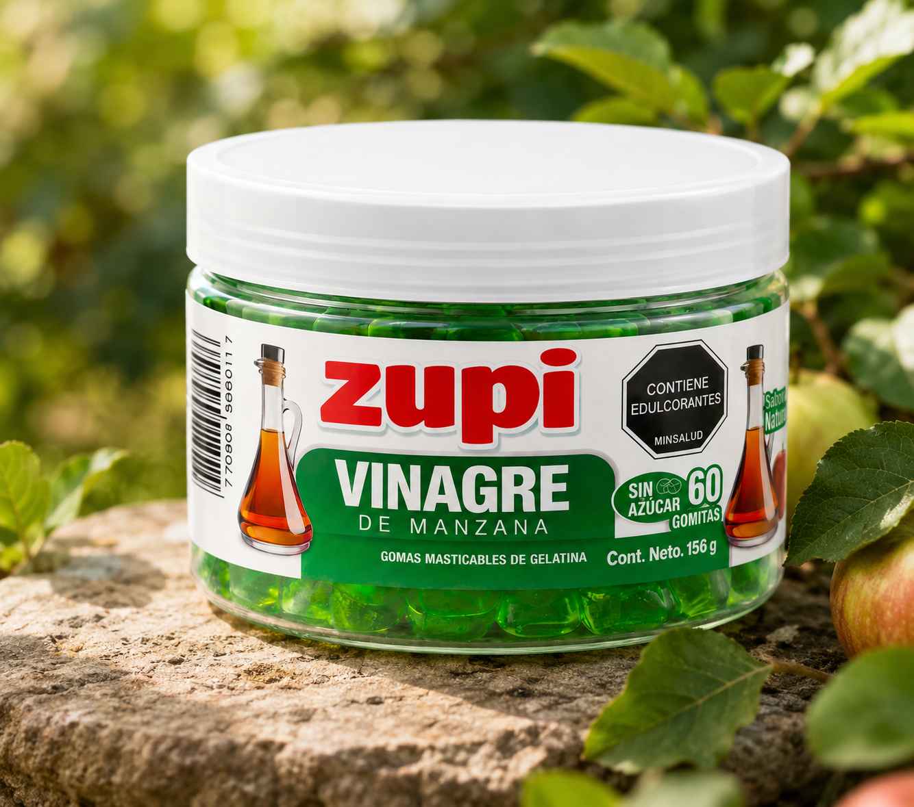 Gomas Vinagre Manzana Zupi