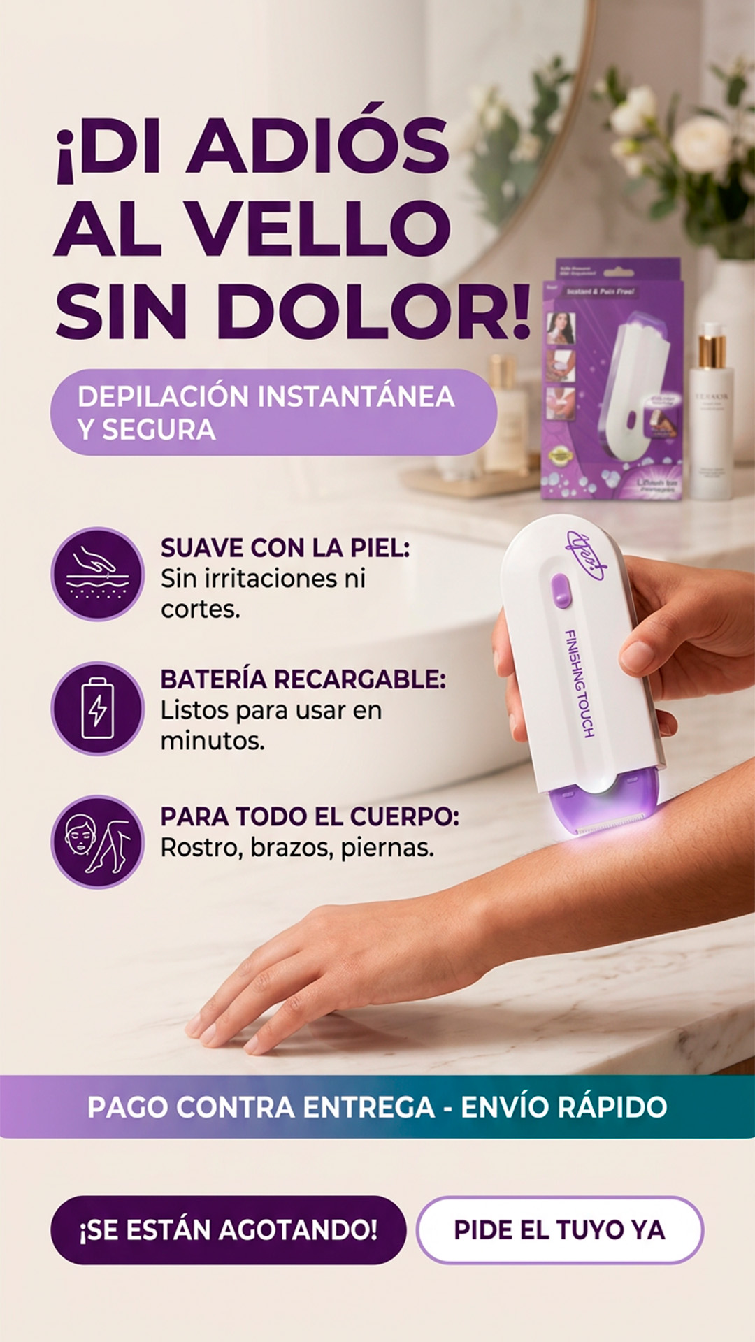 Depiladora Recargable