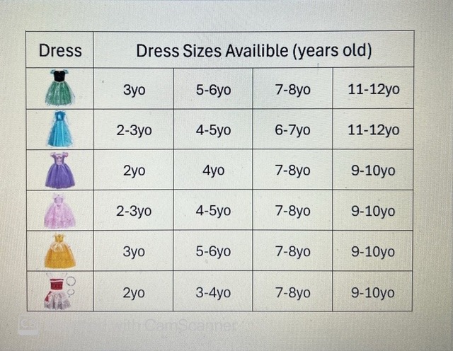 Princess Dresses