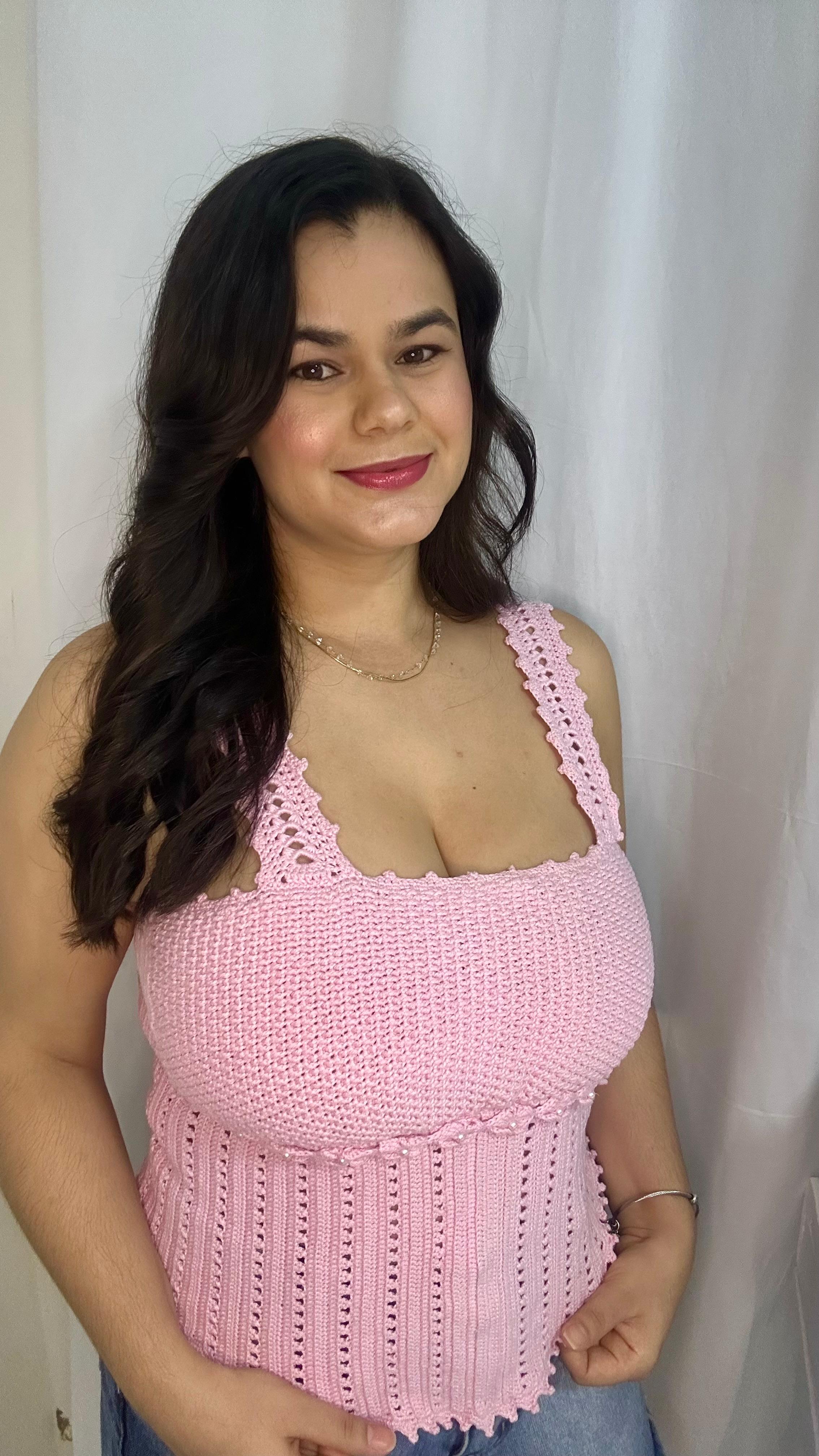 Corset de crochê 