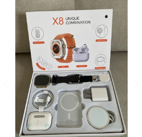 🛒Combo Smartwatch X8 Ultra Max Mobile.