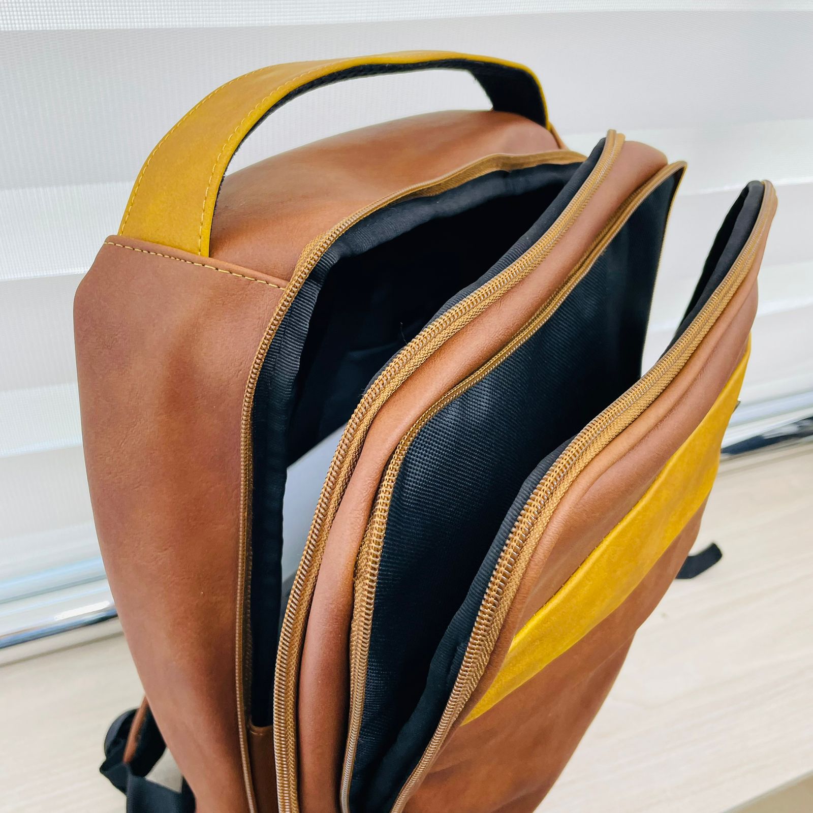 🛒MORRAL CUERO SINTETICO VELEZ CABALLERO