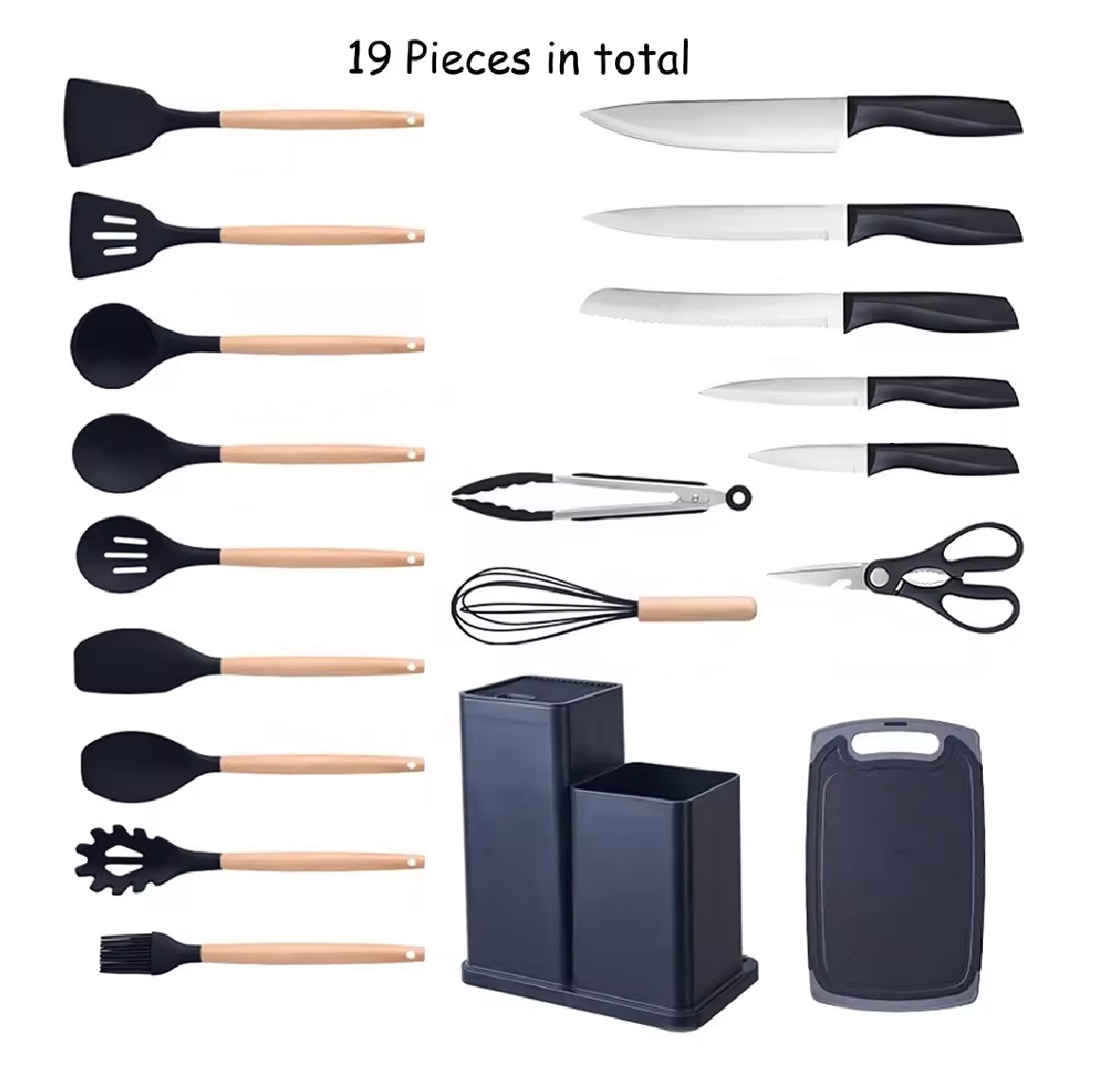 ✨🛒Set De Cuchillos Utensilios Cocina.