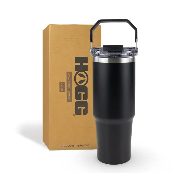Custom Laser engraved 20oz and 30oz Tri-Sip Tumblers