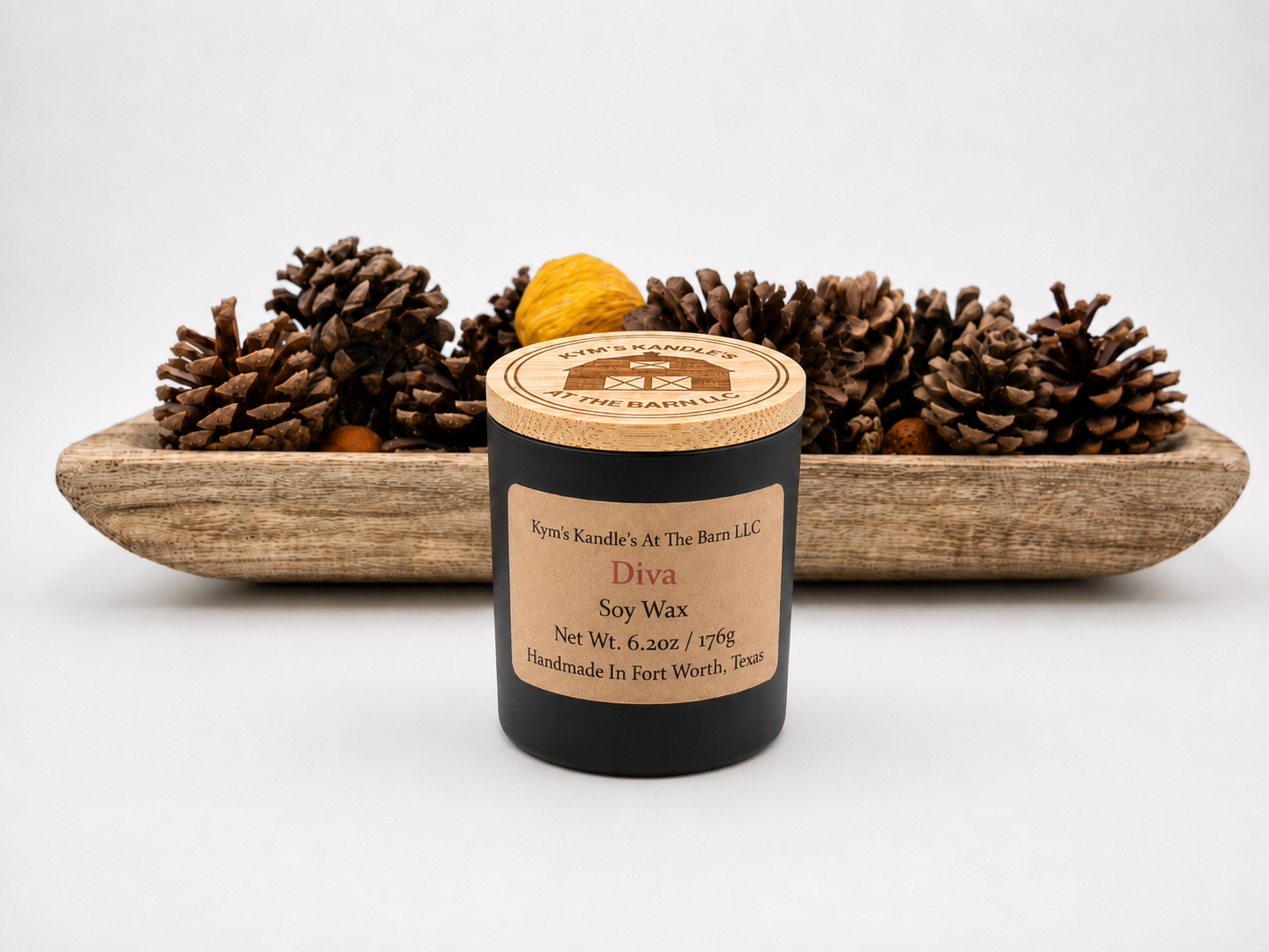 Diva Soy Wax Candle  6.2oz/176g