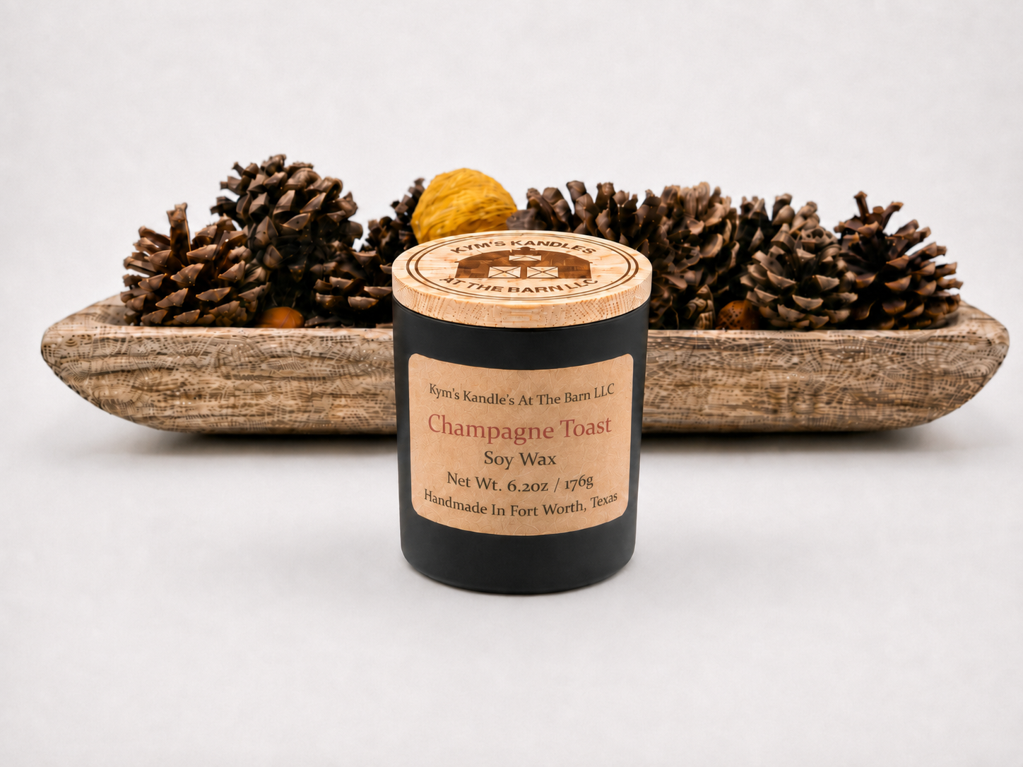 Champagne Toast Soy Wax Candle  6.2oz/176g