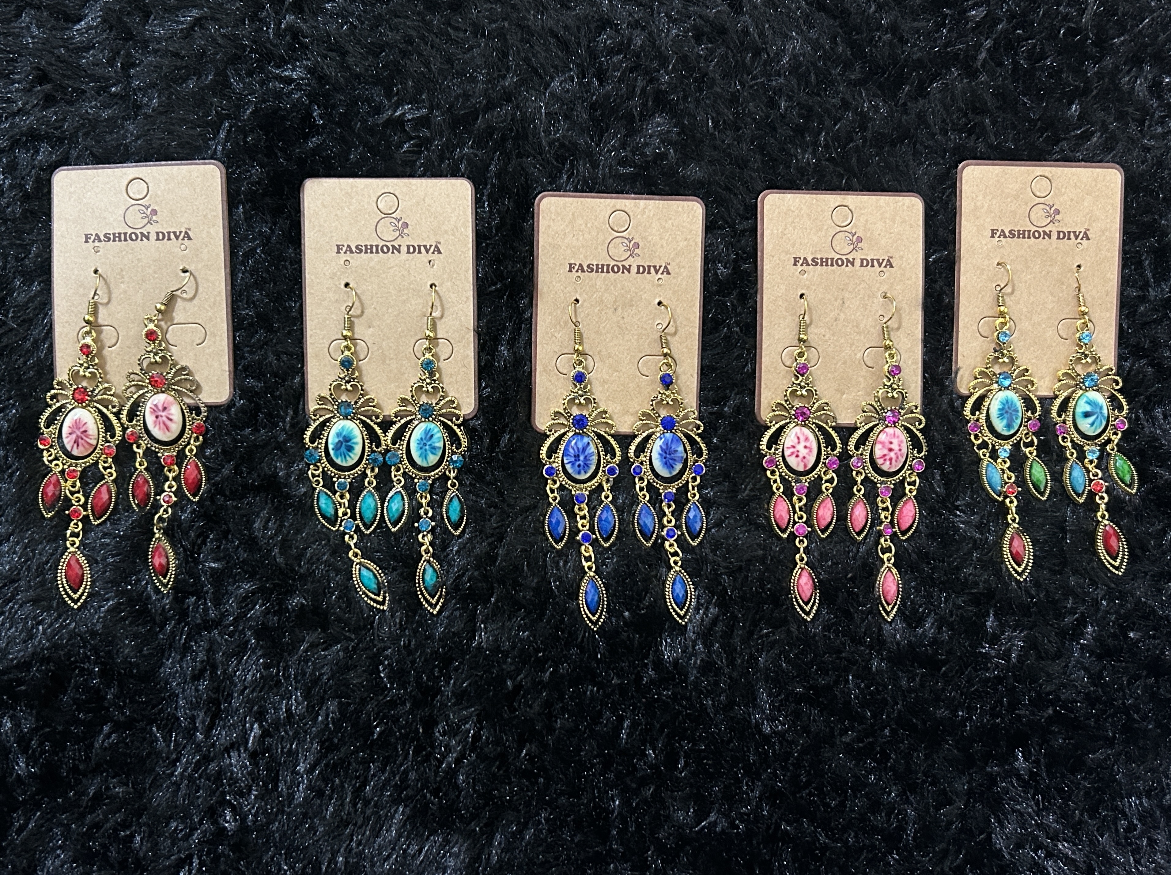 Jasmine chandelier earrings (2) 