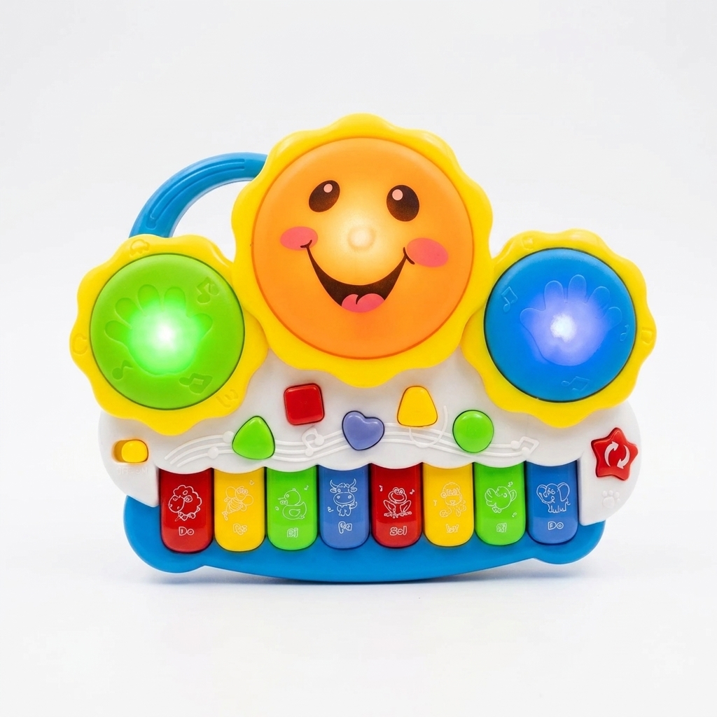 Brinquedo Piano Musical Infantil Luzes e Sons