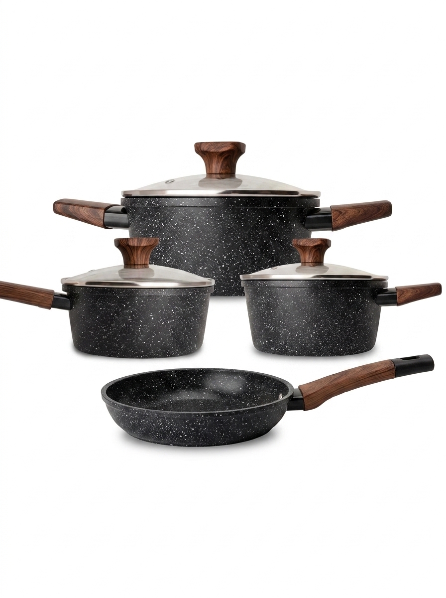 Conjunto de Panelas Antiaderente 4 Peças 