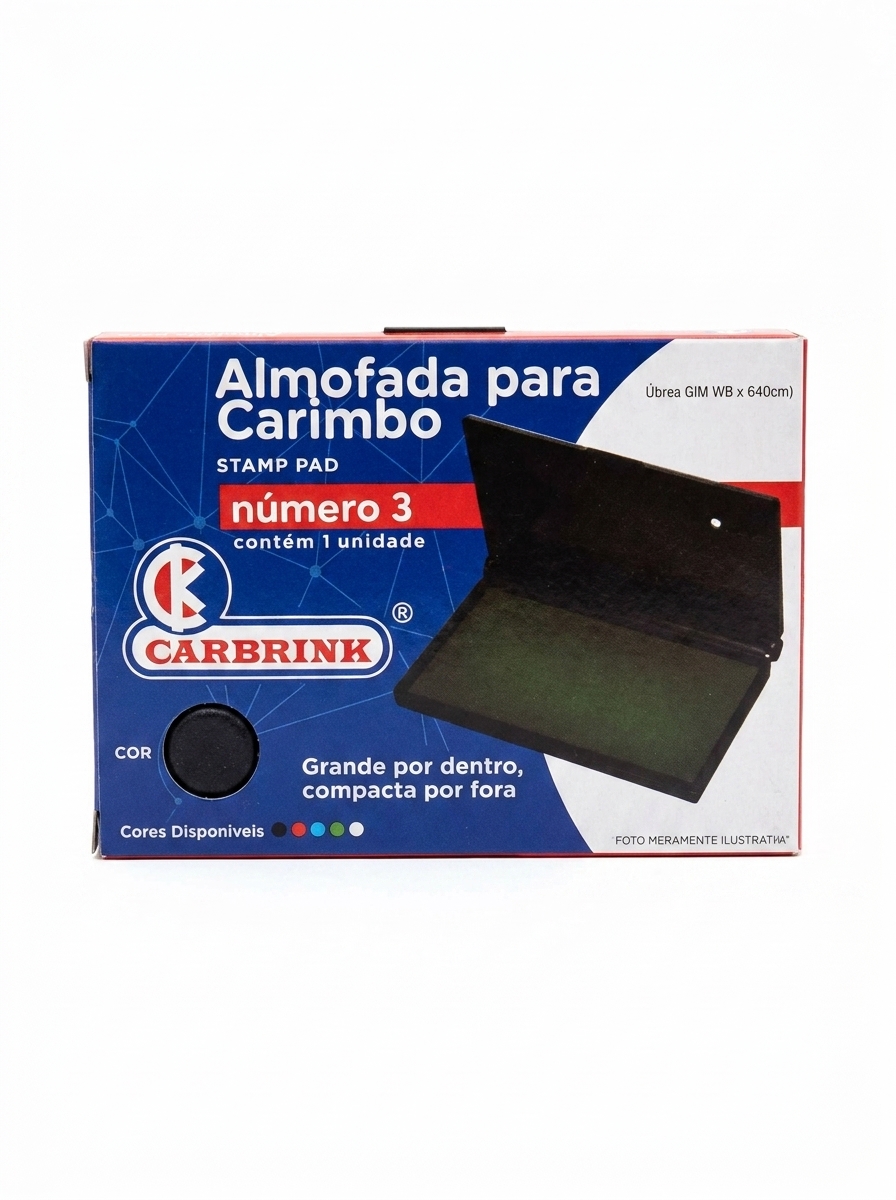Almofada para Carimbo Nº3 Carbrink