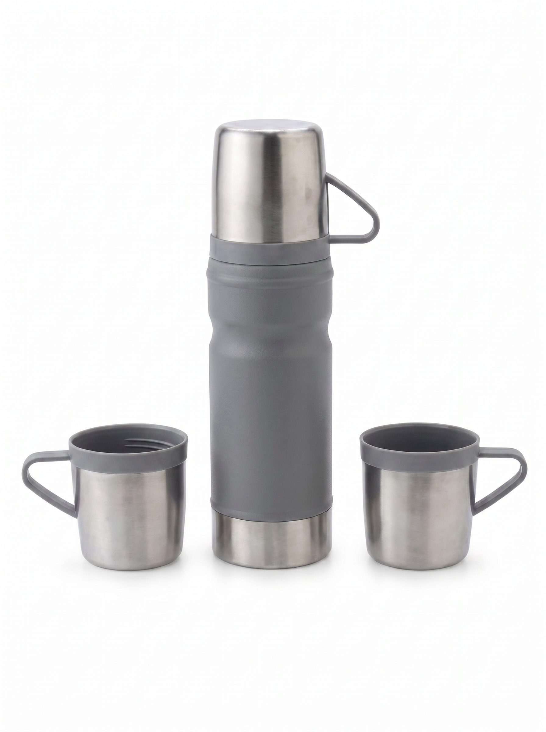 Garrafa Térmica com 2 Copos Inox 700ml