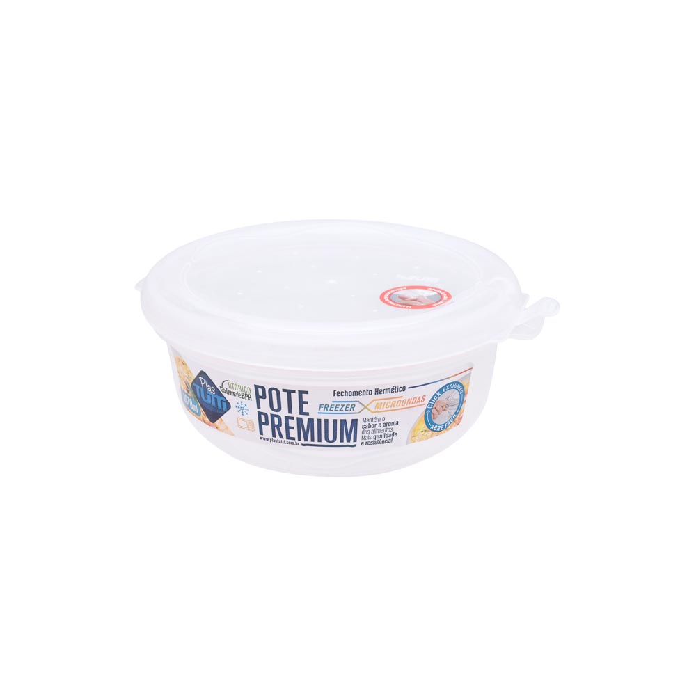 Pote Premium Redondo plástico 1070ml