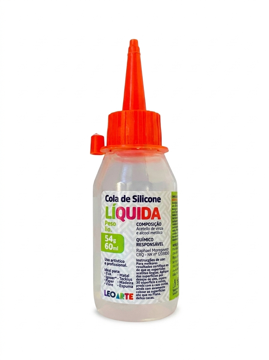 Cola de Silicone Líquida Leoart