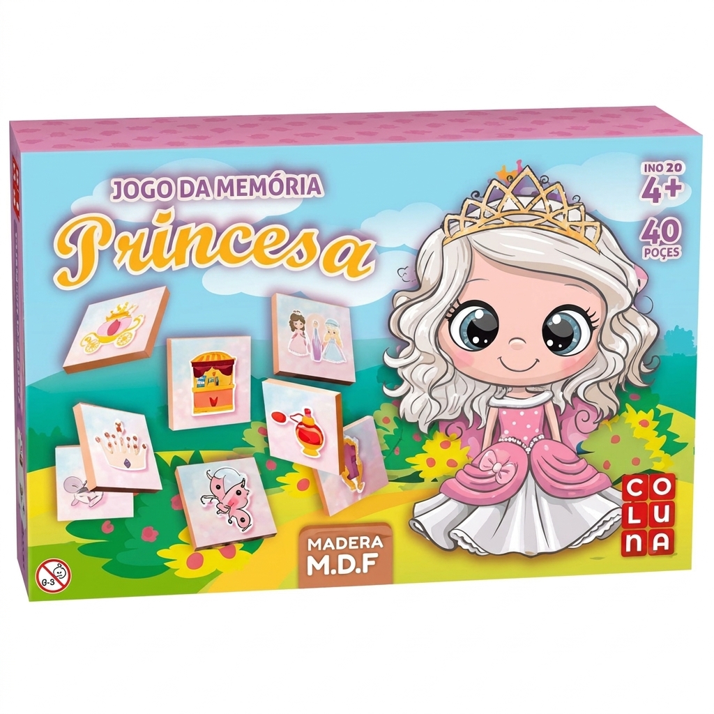 Jogo da Memória Princesa